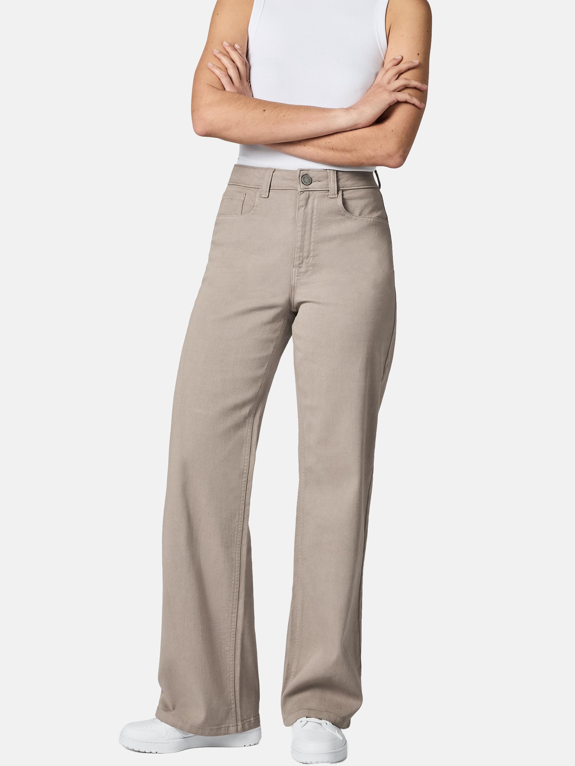 PEAK TIME Chinohose »Chinohose Cyrele«  Lange Wide-Leg-Hose mit Bio-Baumwolle