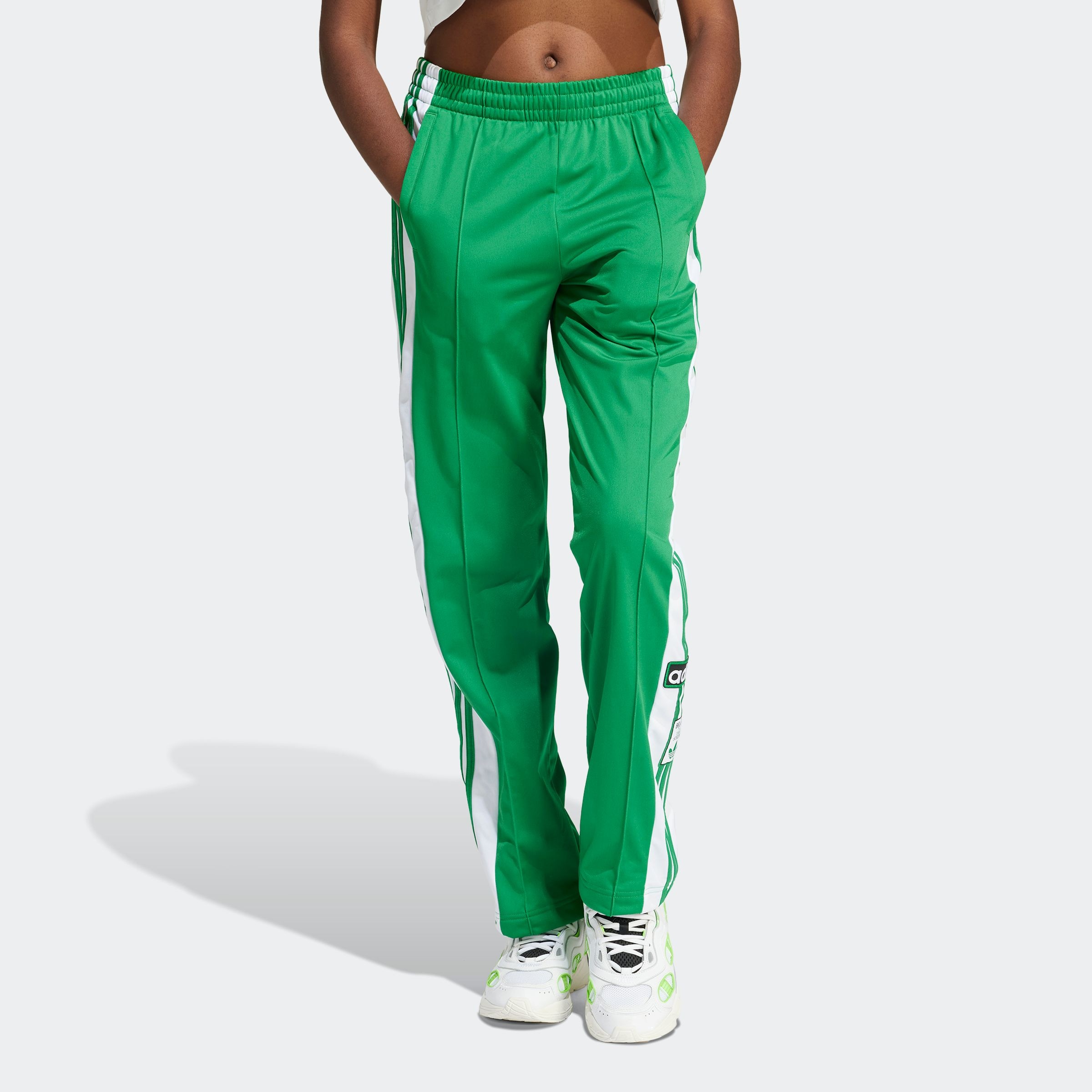 Adidas Originals Sporthose »ADIBREAK PANT« Knopfhose in grün, Größe S