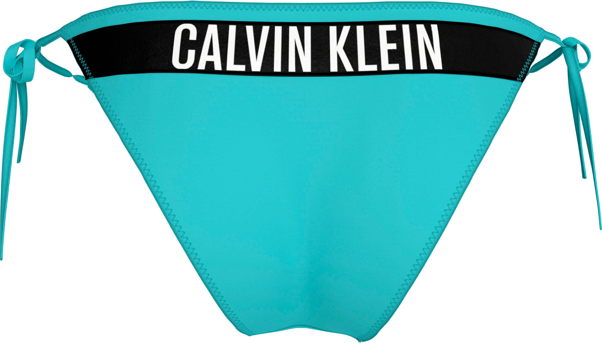 Calvin Klein Swimwear Bikini-Hose »STRING SIDE TIE-PRINT«, mit Logodetail