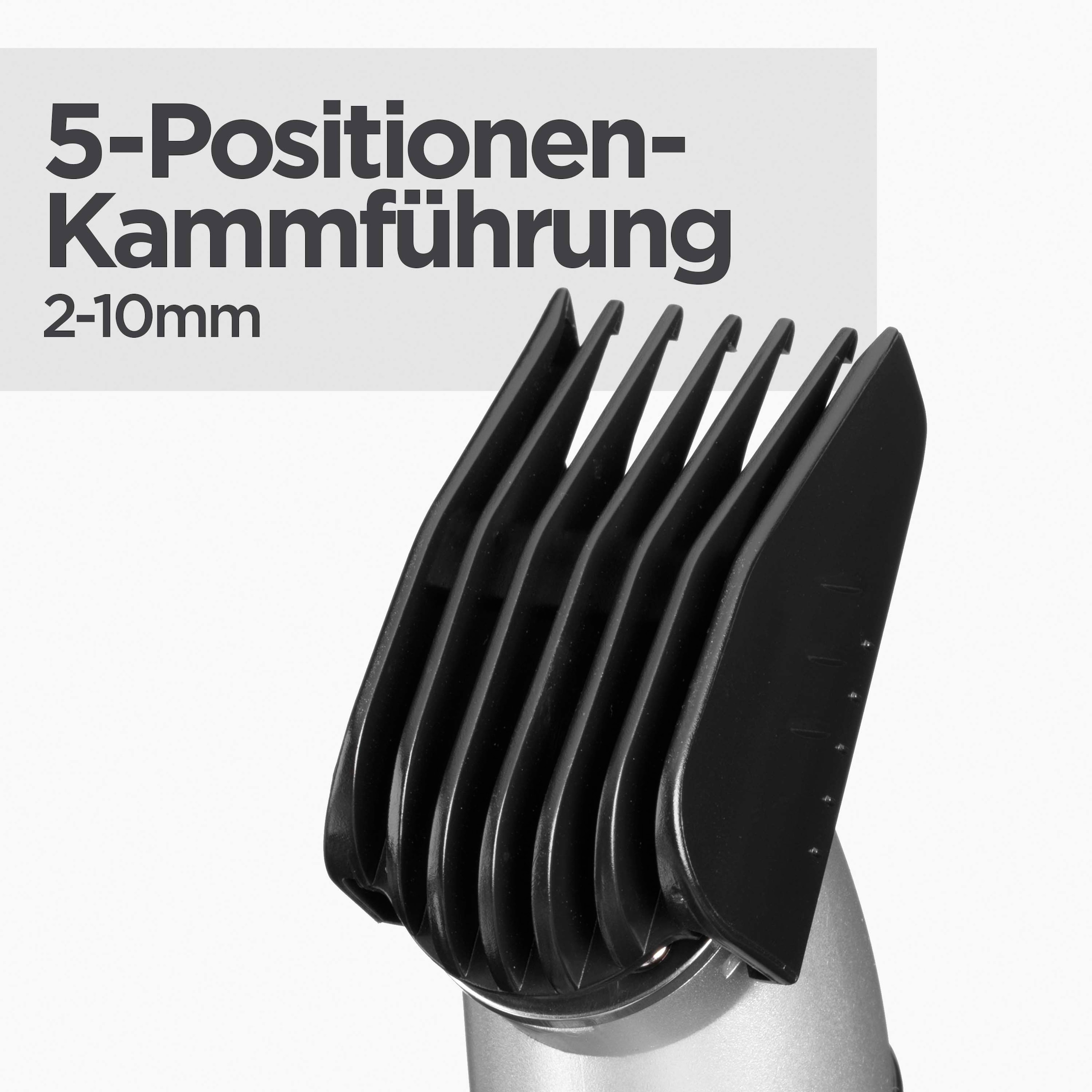 BaByliss Multifunktionstrimmer »Lithium Power 11-in-1 Multitrimmer MT812E«, 5 Aufsätze, Leistungsstarker Motor, 11-in-1 Funktion, präzise Klingen, ergonomisch