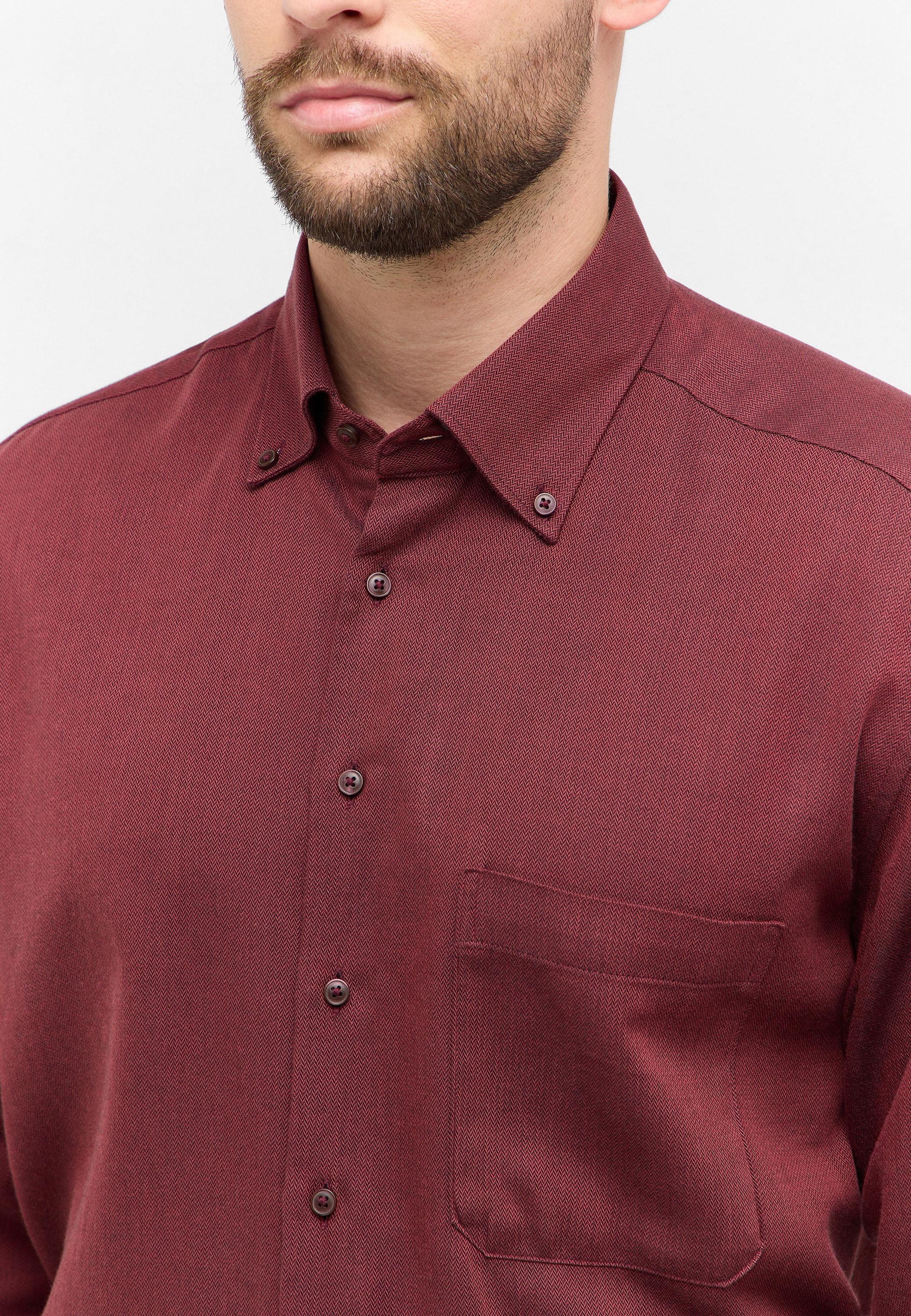 Eterna Langarmhemd »COMFORT FIT« EASY IRON (bügelleicht)