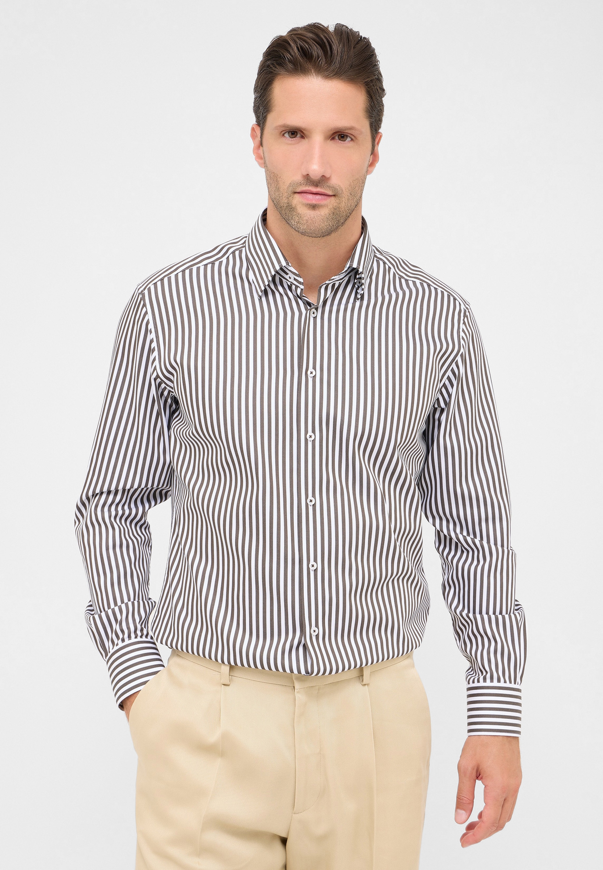 Eterna Langarmhemd »MODERN FIT« NON IRON (bügelfrei)