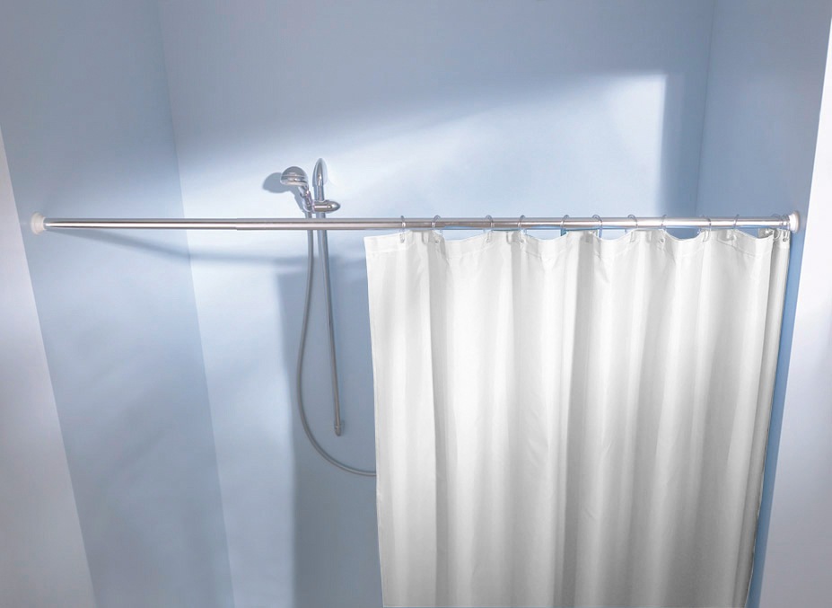 Kleine Wolke Federstange »Duschvorhangstange«, ausziehbar, für Duschvorhänge, Länge 75-125 cm
