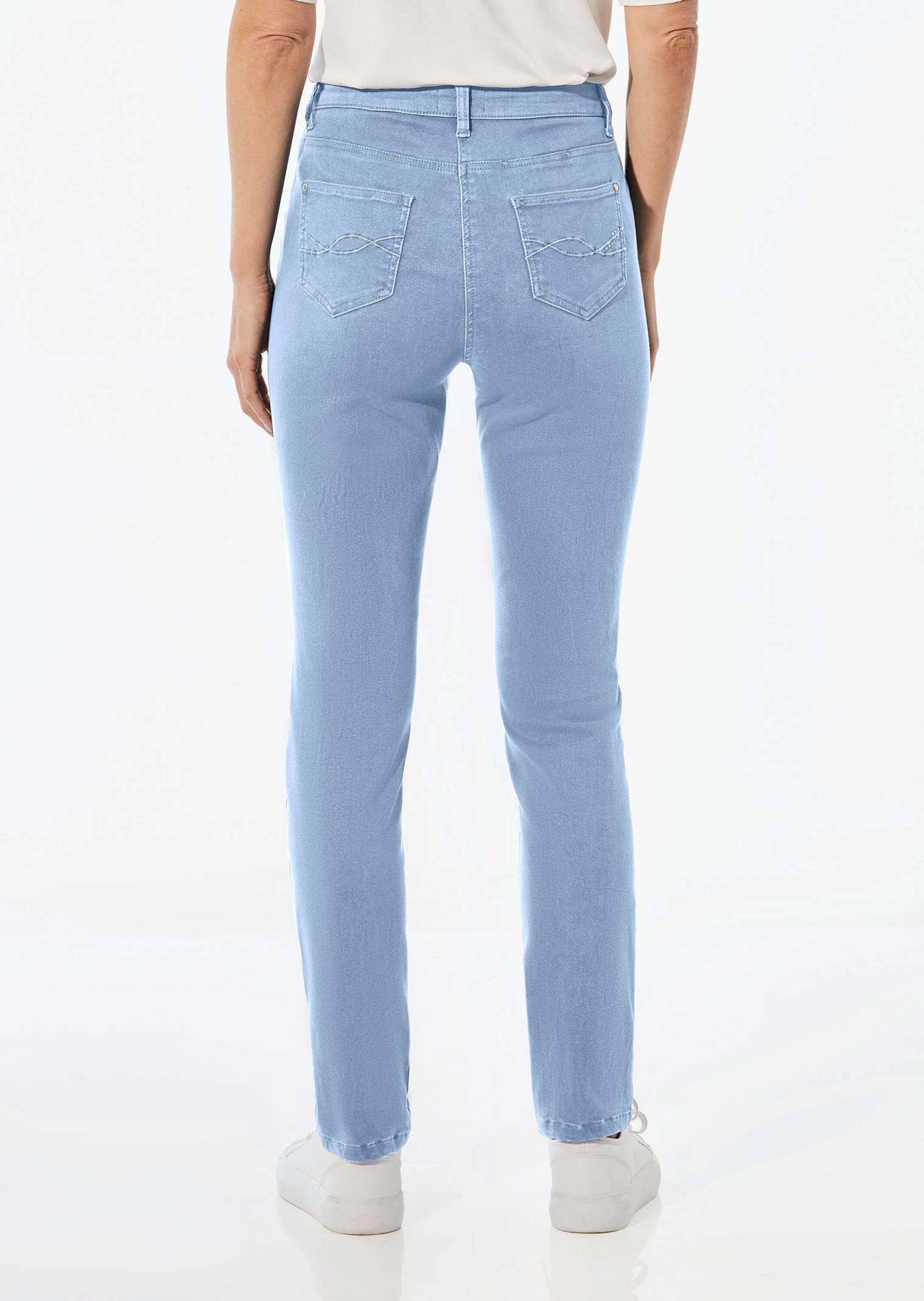 GOLDNER Regular-fit-Jeans »Lange Freizeithose BELLA mit Formbund«