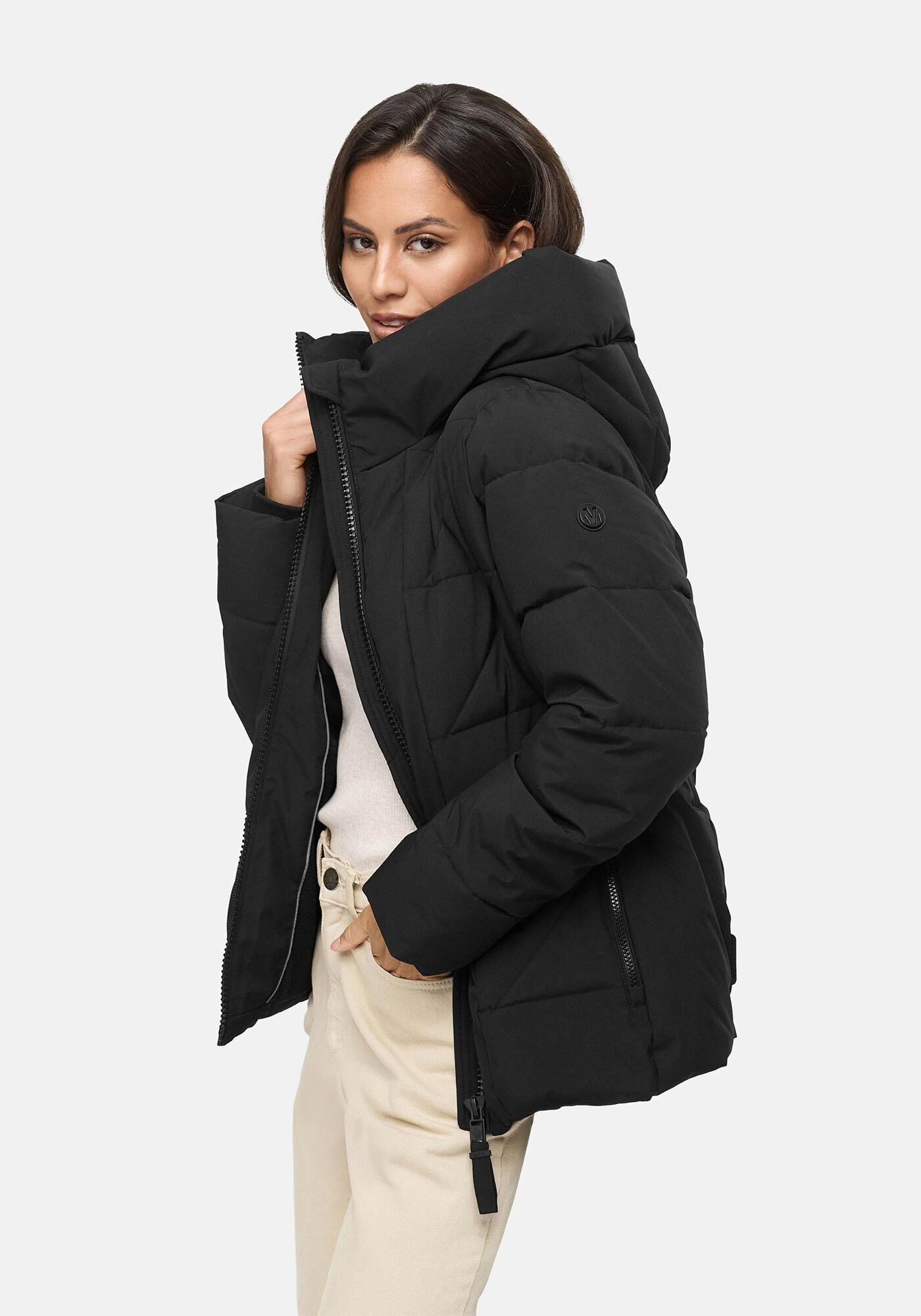 Marikoo Winterjacke »Marikoo Kuschelnasee Damen Herbst Winter Steppjacke N076«