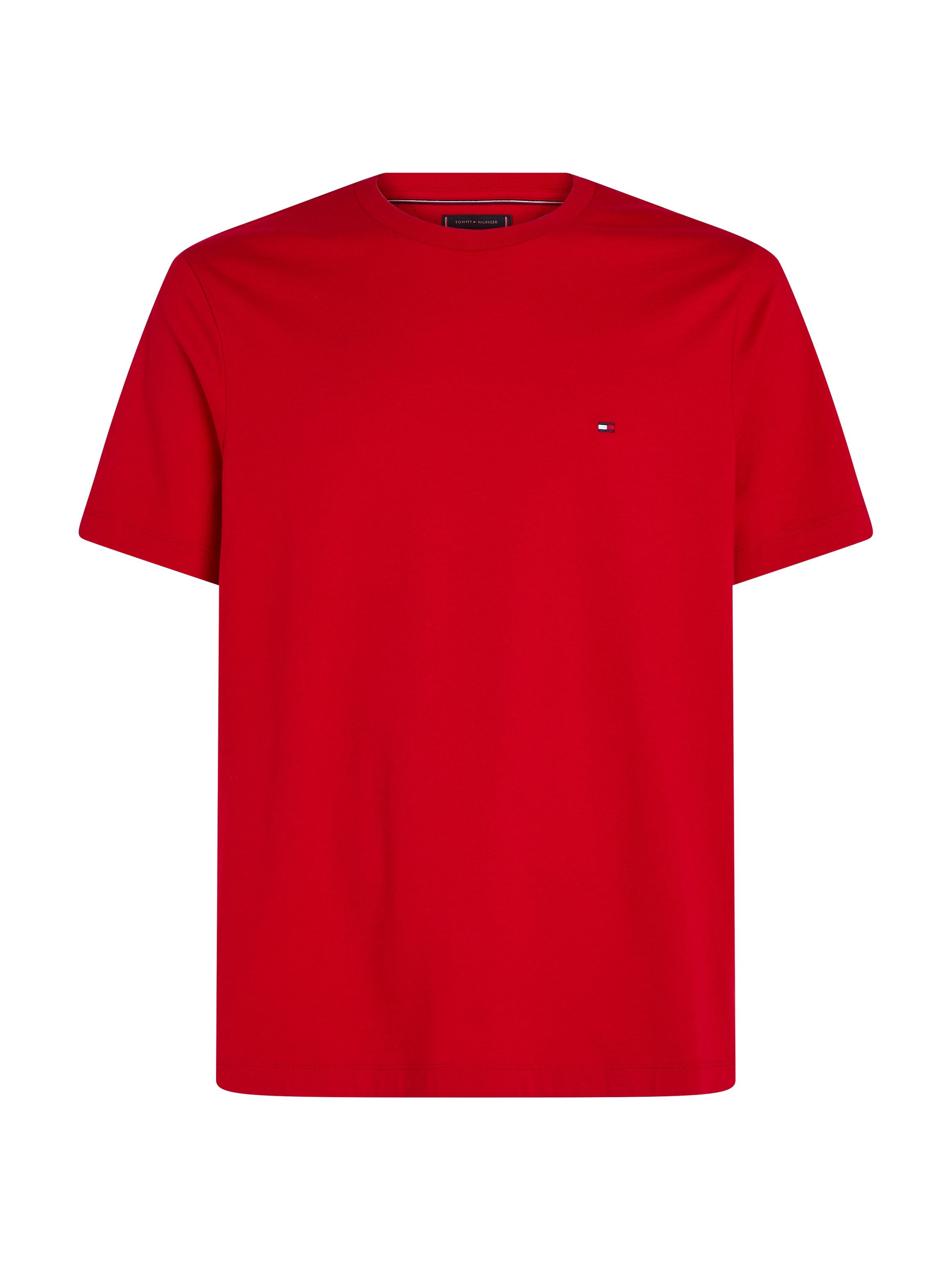 Tommy Hilfiger T-Shirt »ESSENTIAL REG FIT SOLID TEE«, mit Rundhalsausschnitt