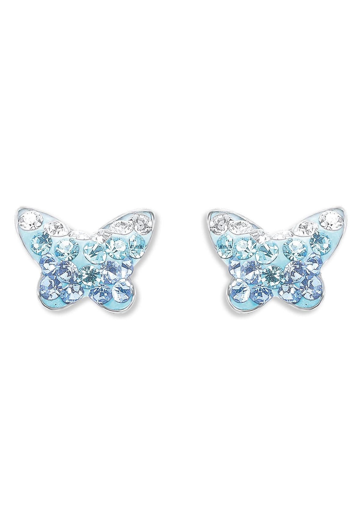 Amor Paar Ohrstecker »Schmetterling, 9540761«, mit Preciosa Crystal