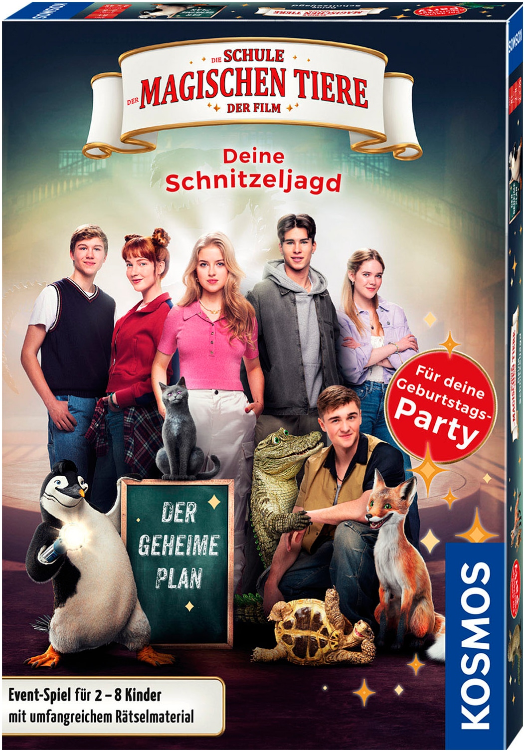 Kosmos Spiel "Die Schule der magischen Tiere Rätsel-Party Deine Schnitzeljagd"