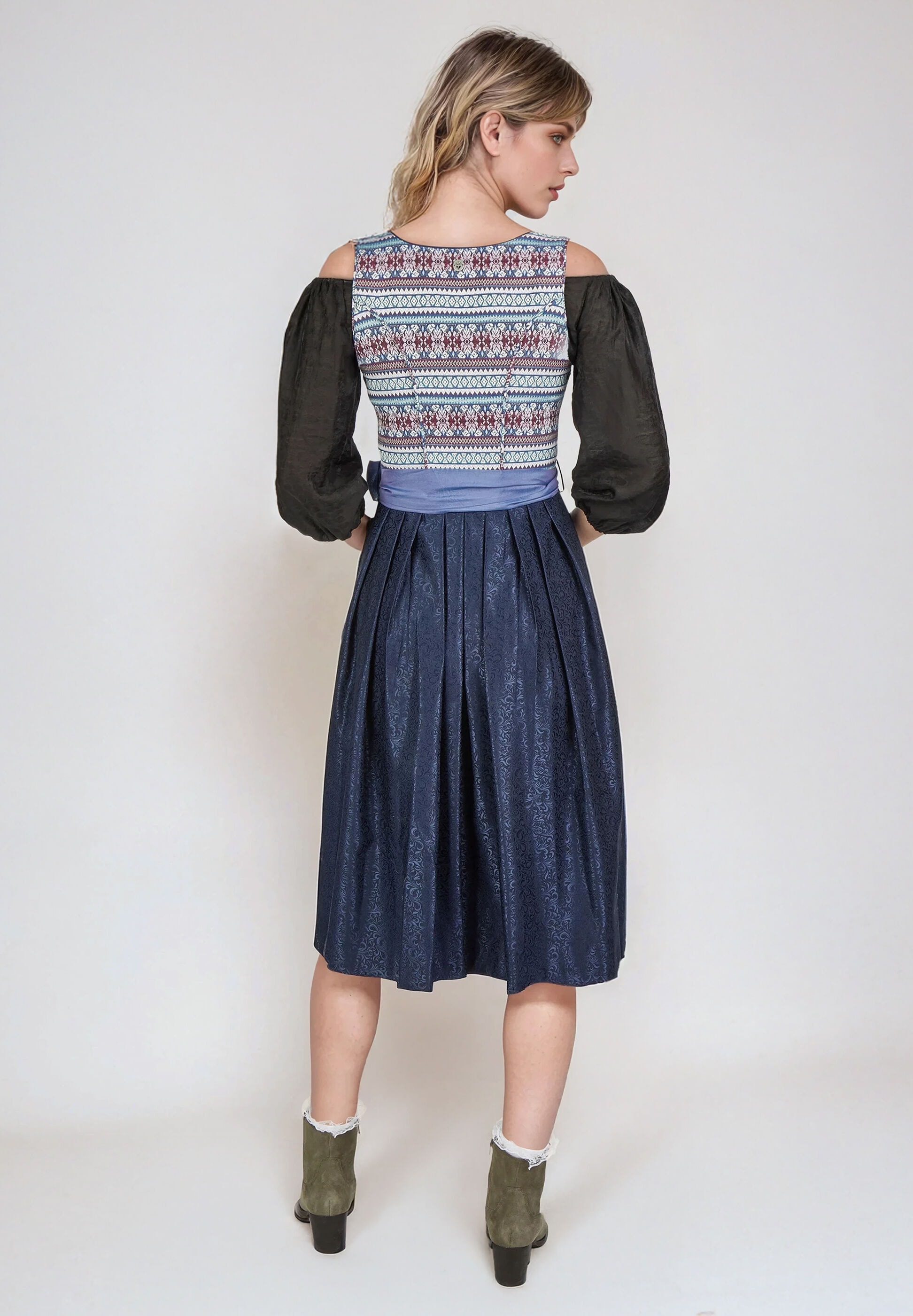 Spieth & Wensky Dirndl »Ghiese« leichter und luftiger Rock mit Blumenmuster