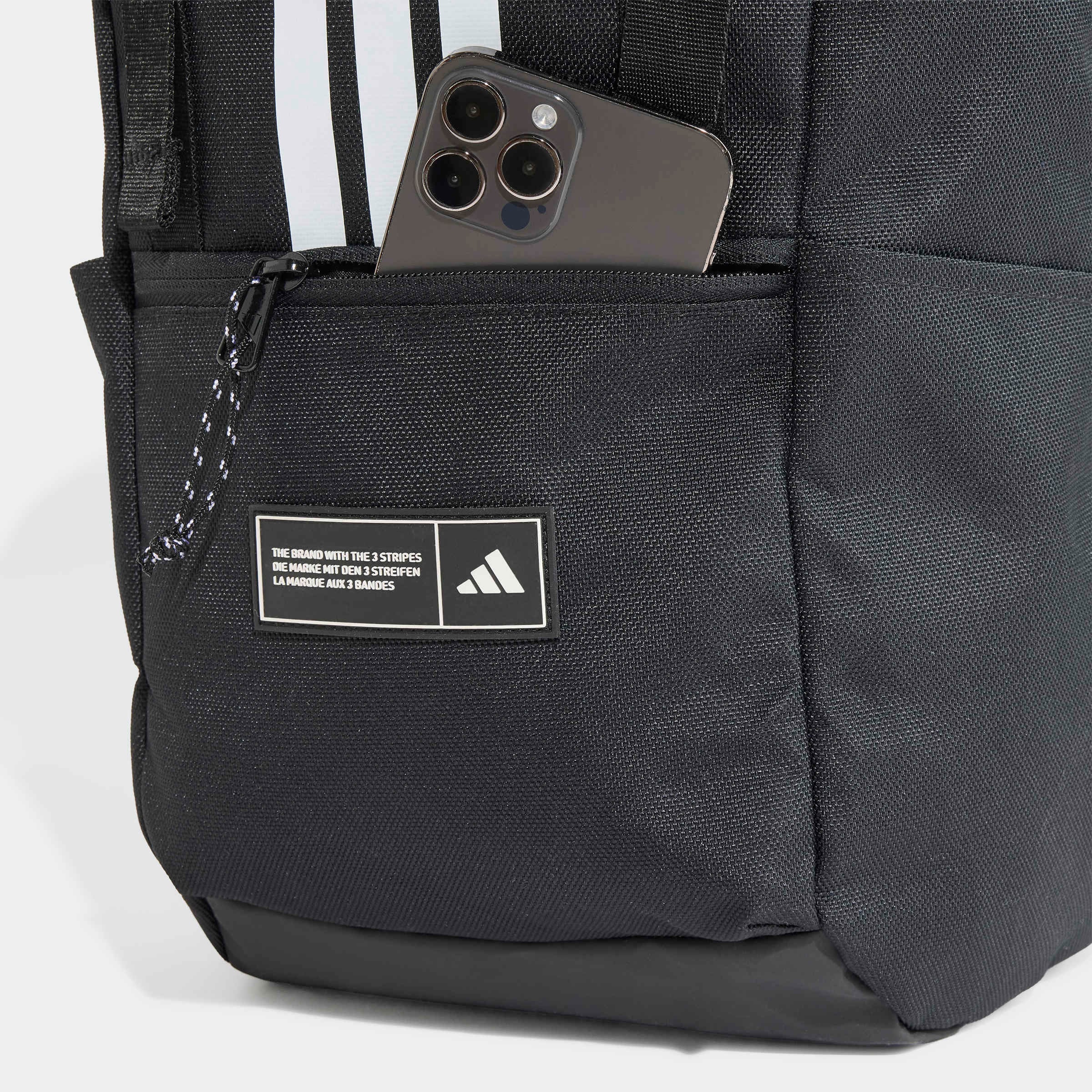 adidas Sportswear Rucksack »3-STREIFEN, MIT KLAPPE« für Erwachsene, sportlicher Stil, neutraler Look, aus Polyester