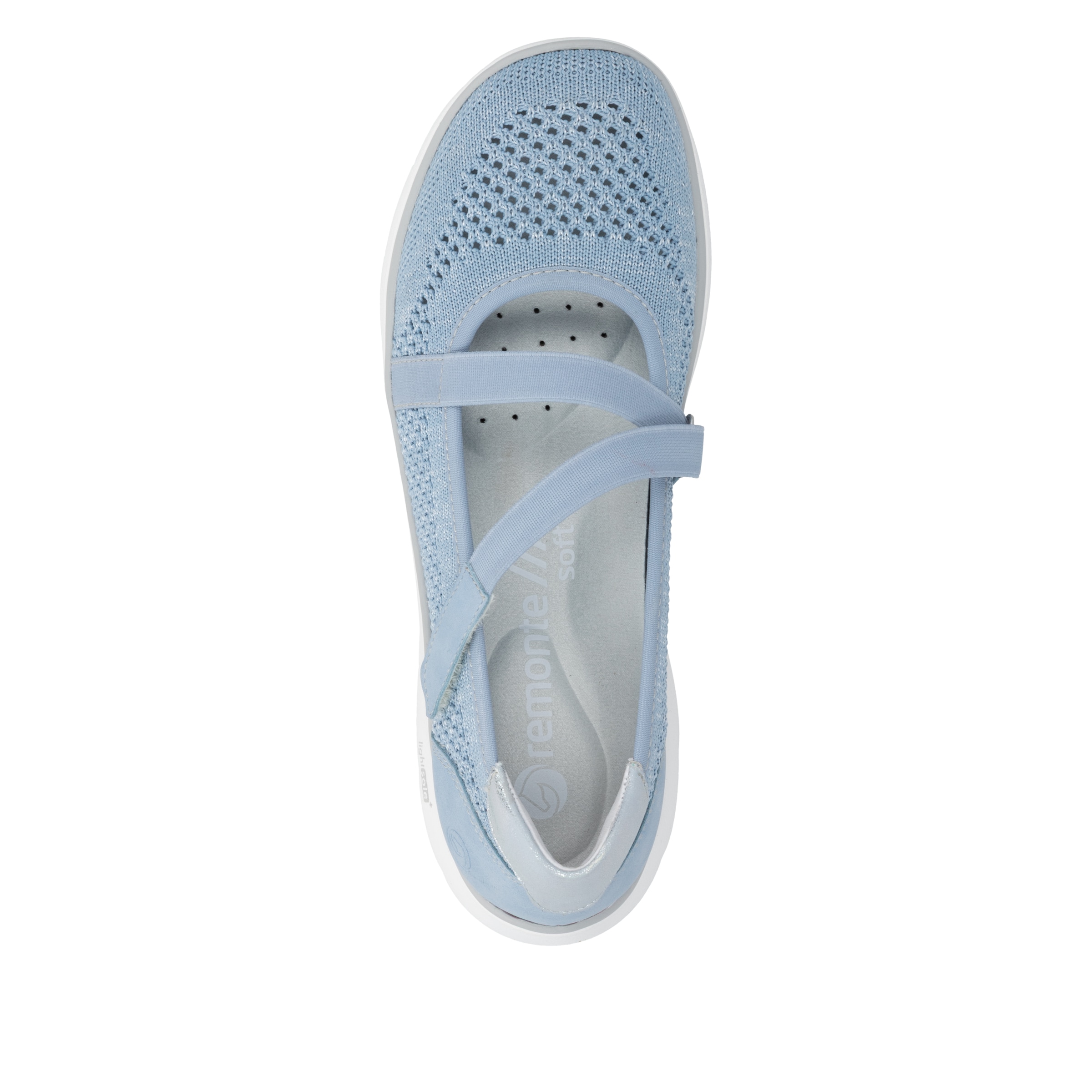 Remonte Riemchenballerina  Klettschuh, Slipper mit Lite´n Soft-Ausstattung