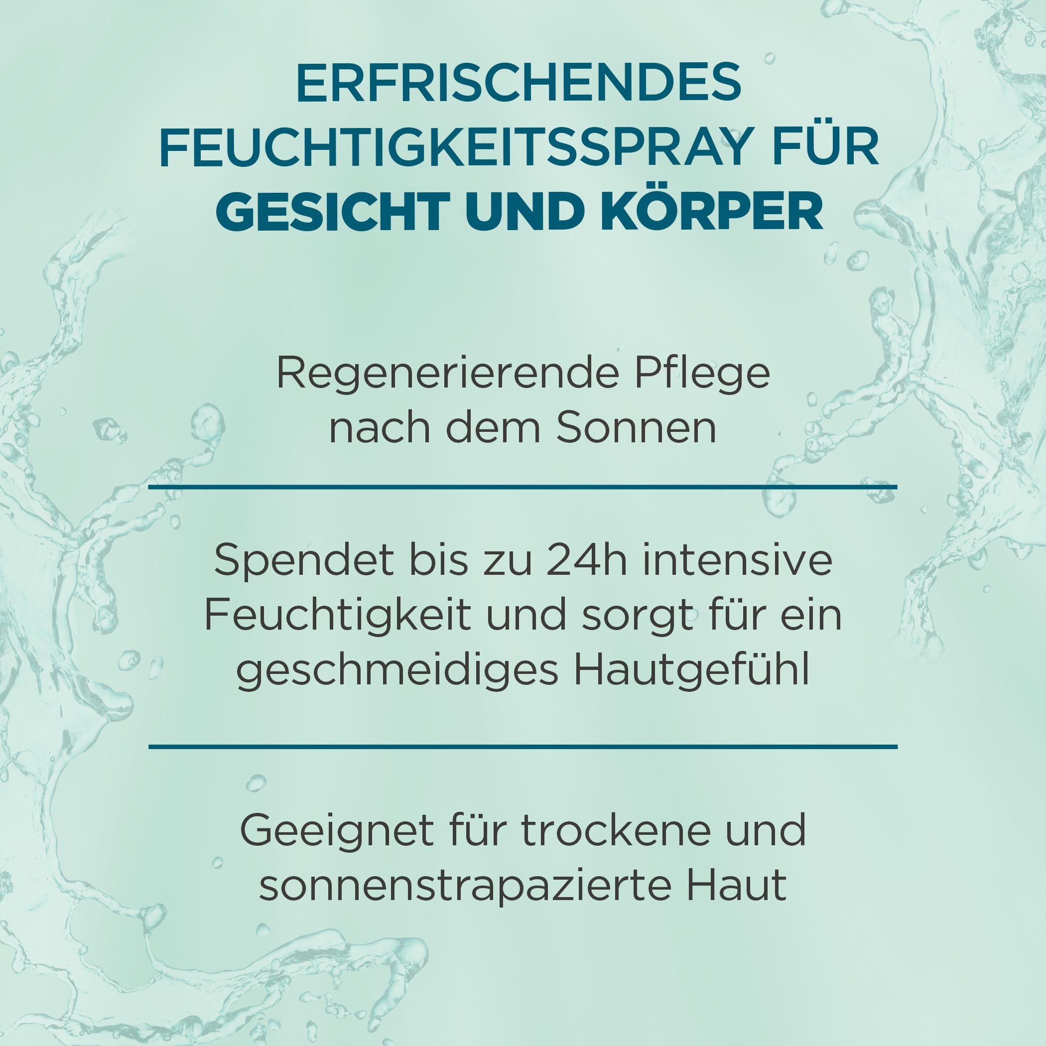 GARNIER After Sun-Spray »Garnier After Sun Spray«, Spendet Feuchtigkeit, wirkt Spanungsgefühlen und Rötungen entgegen.