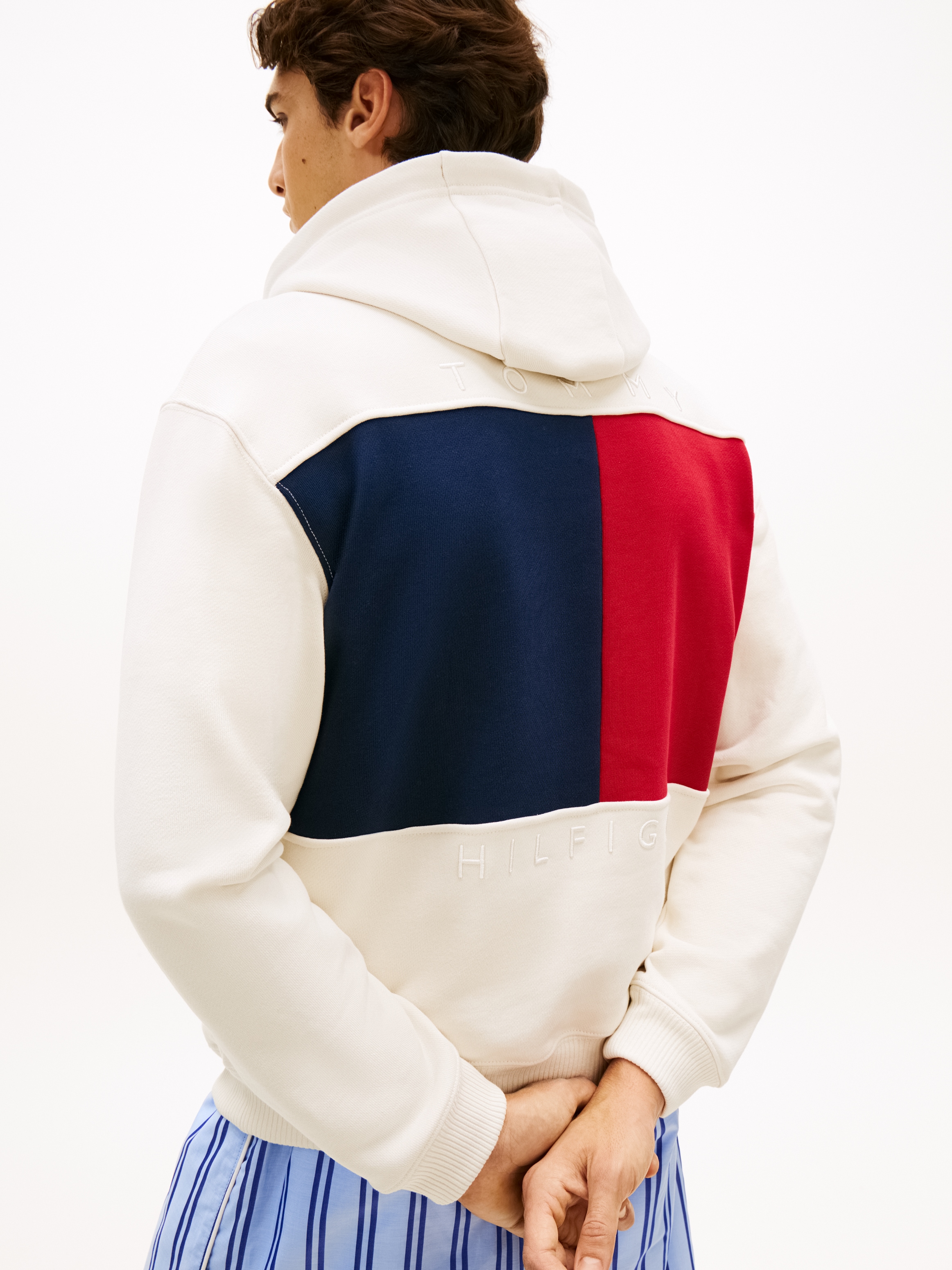 Tommy Hilfiger Kapuzensweatshirt »FLAG«, Regular fit
