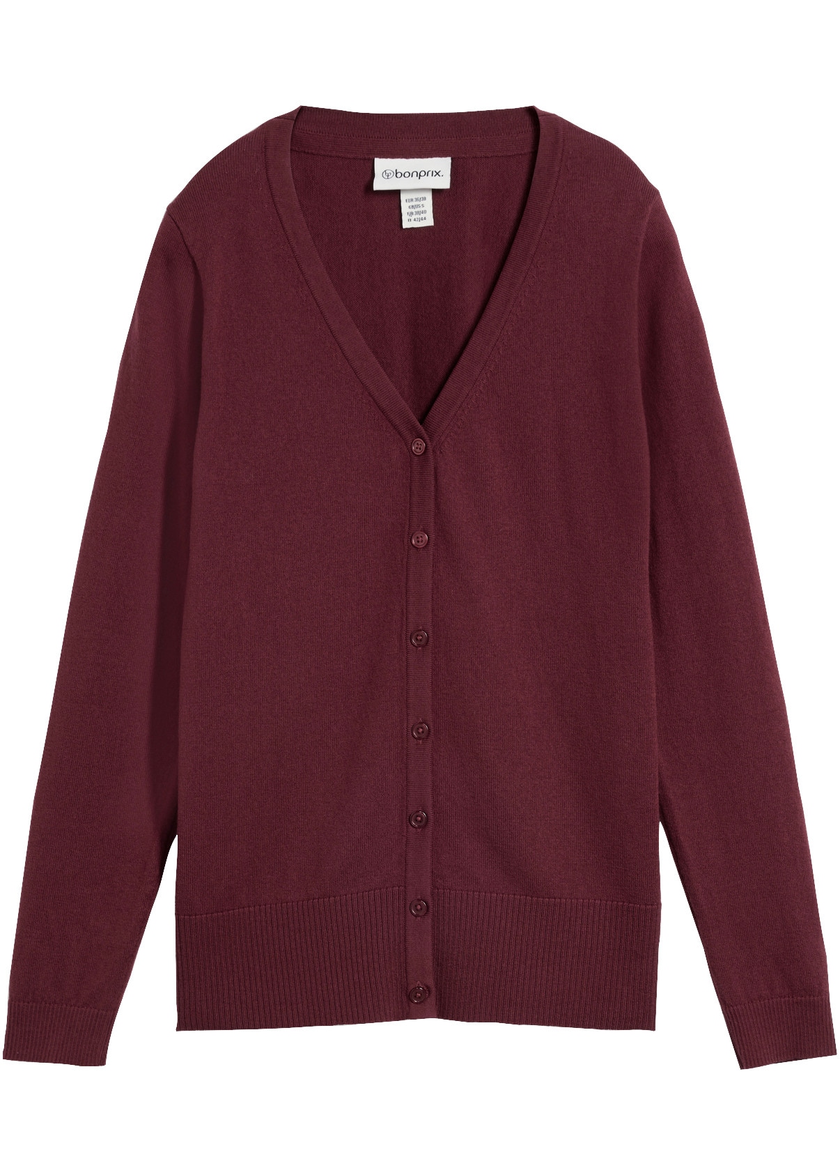 bonprix Strickjacke kuschelige Premium-Feinstrickjacke, Regular Fit, Langarm