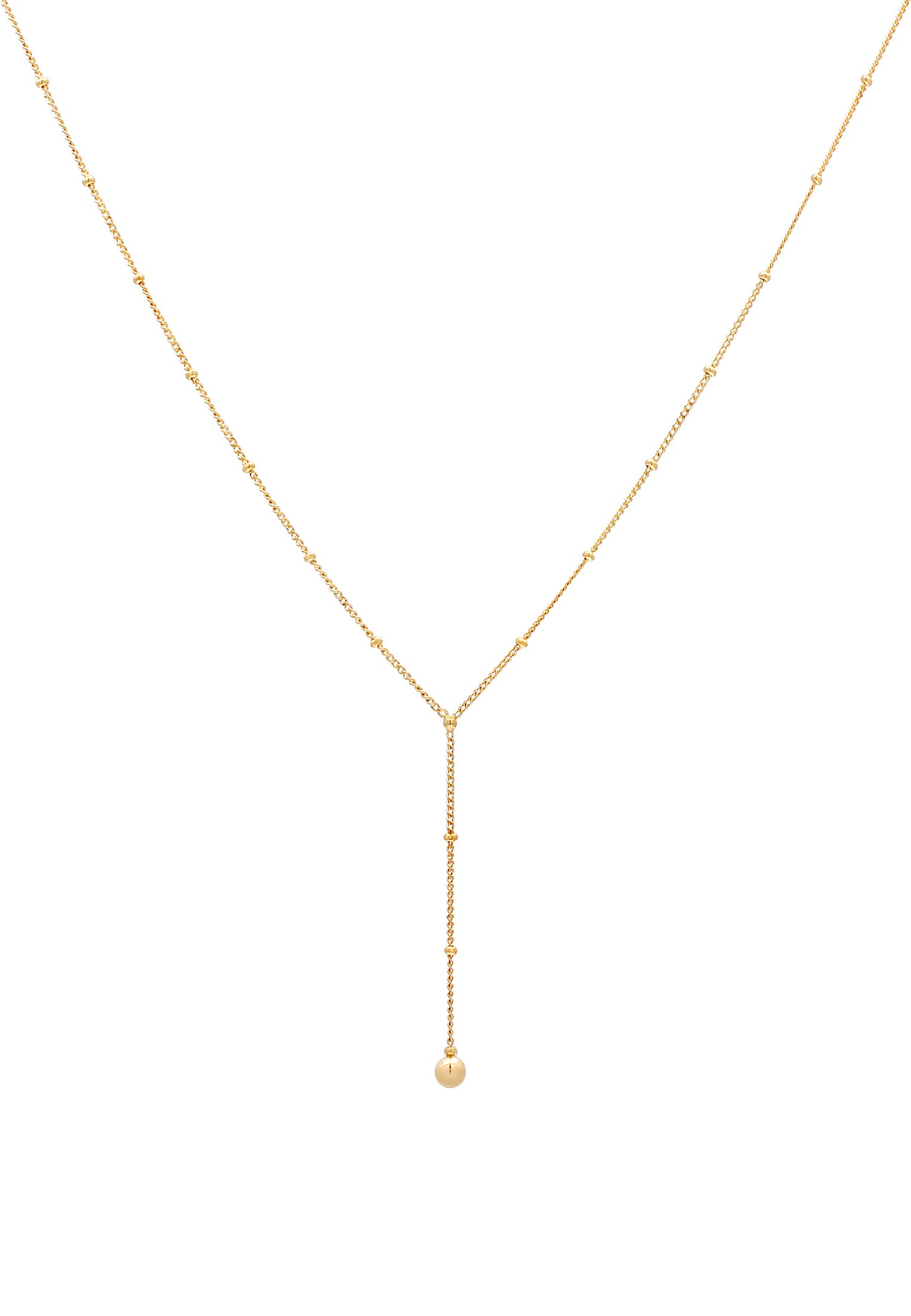 Elli Choker »Halskette Choker Y-kette Kugelkette Basic 925 Silber«