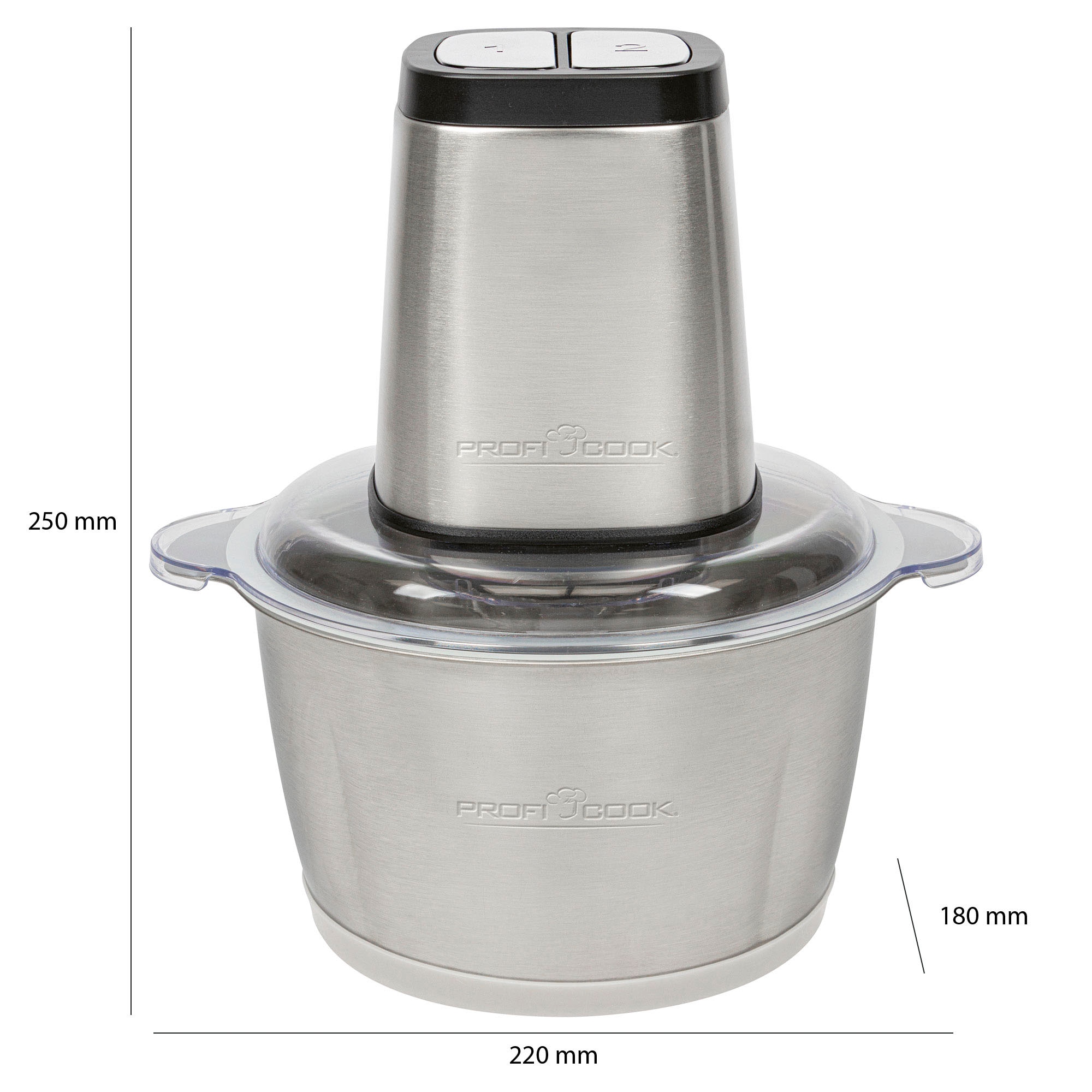 ProfiCook Zerkleinerer »PC-MZ 1227 inox«, 500 W