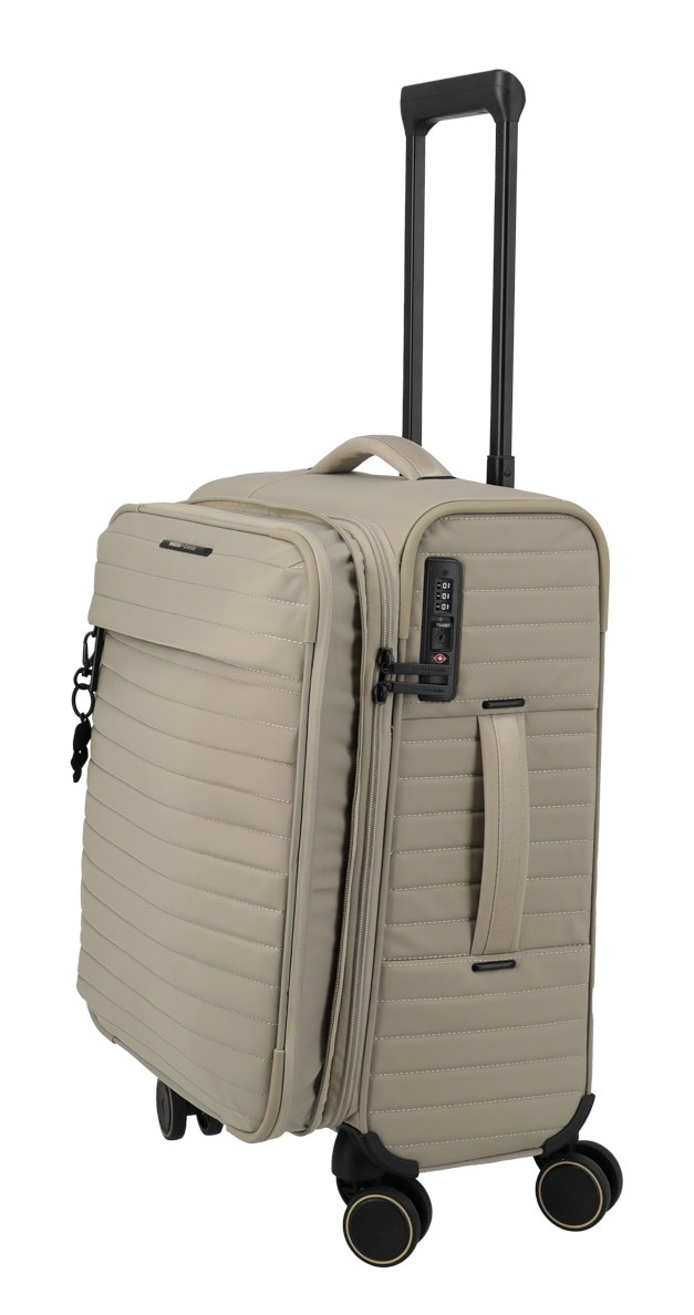 travelite Weichgepäck-Trolley »BARBARA STEPP Weichgepäck-Koffer« 40 l 4 Rollen Volumenerweiterung und Schlüsselanhänger – stylisches Reisegepäck