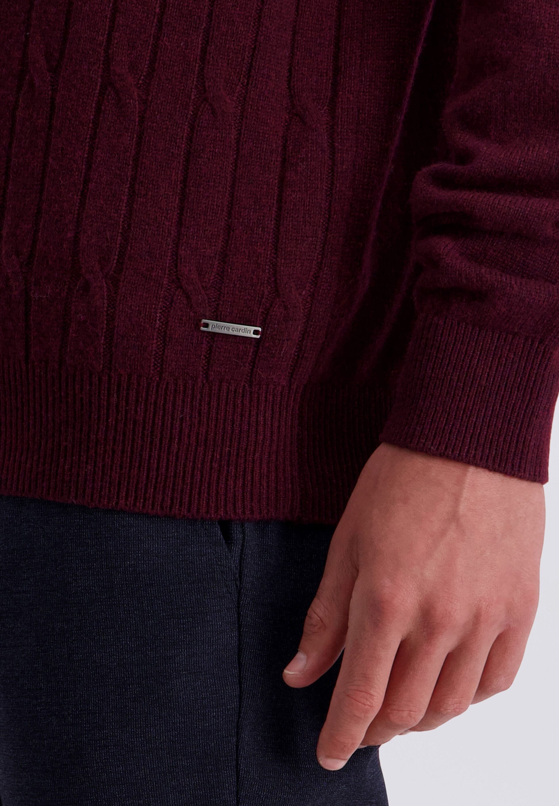 Pierre Cardin Strickpullover »Pierre Cardin Pullover« aus einer Wollmischung