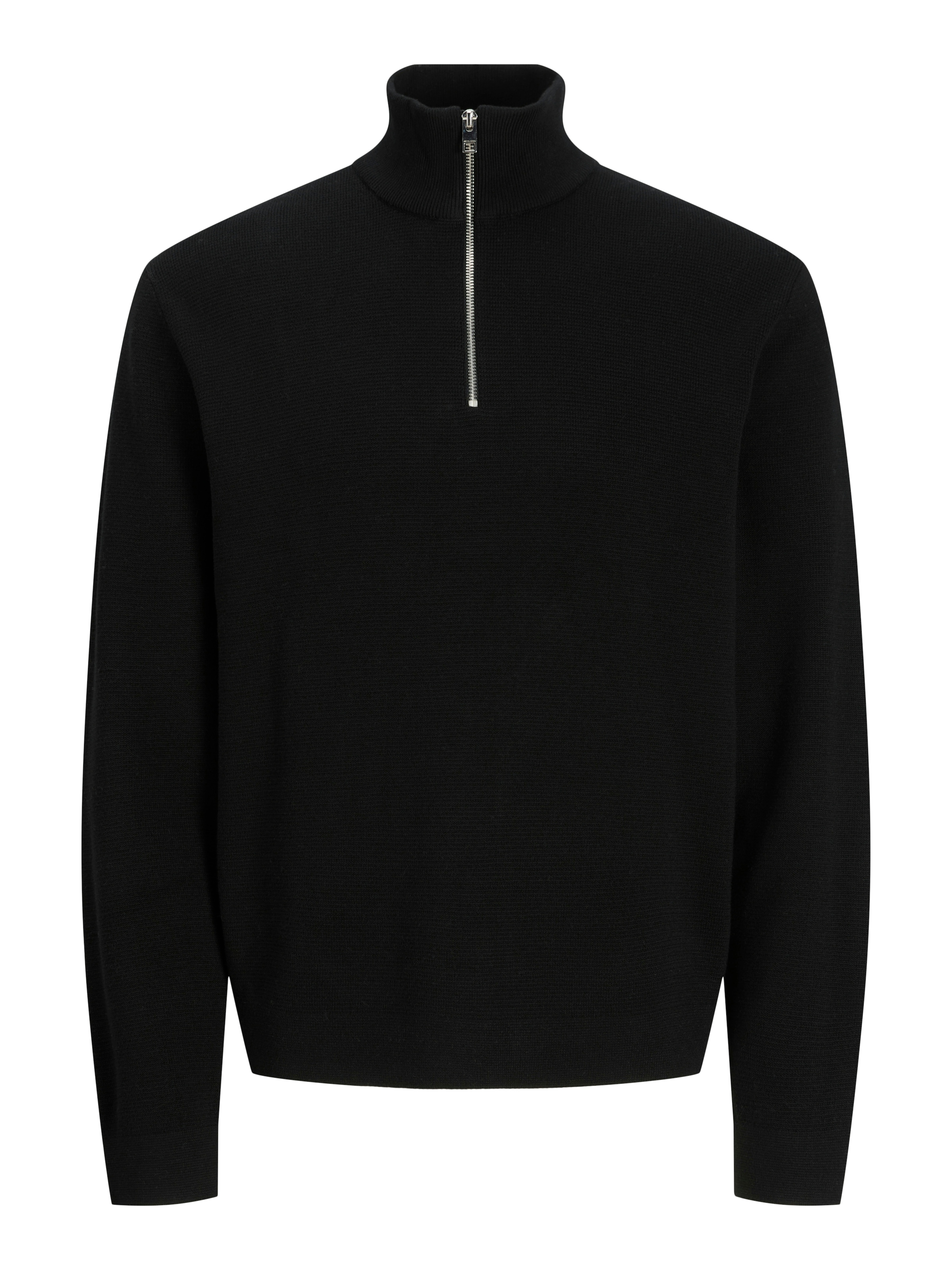 Jack & Jones Troyer »JPRBLAMILANO STITCH KNIT HALF ZIP SN« mit kurzem Reißverschluss