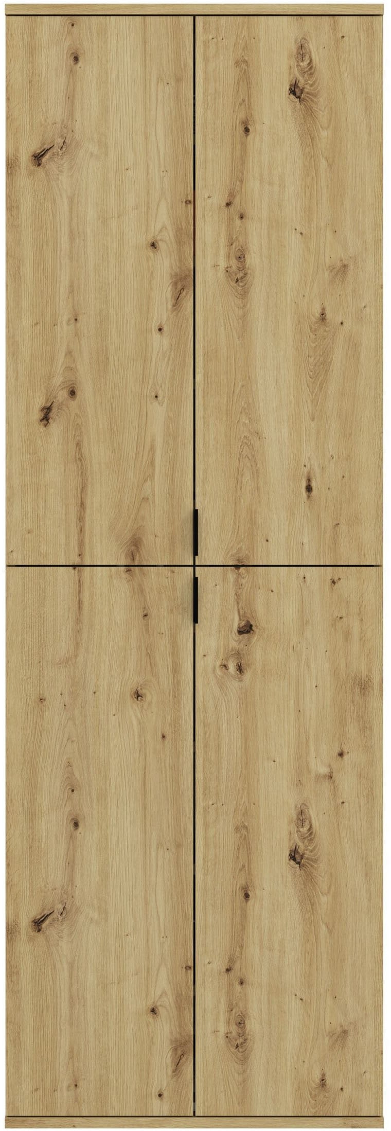 INOSIGN Garderoben-Set »Trondheim, Breite 152 cm, 5-teilig, bestehend aus:«, (Set, 4 St.), 2x Garderobenschrank, 1 Kommode, 1 Garderobenstange, 1 Ablageboden