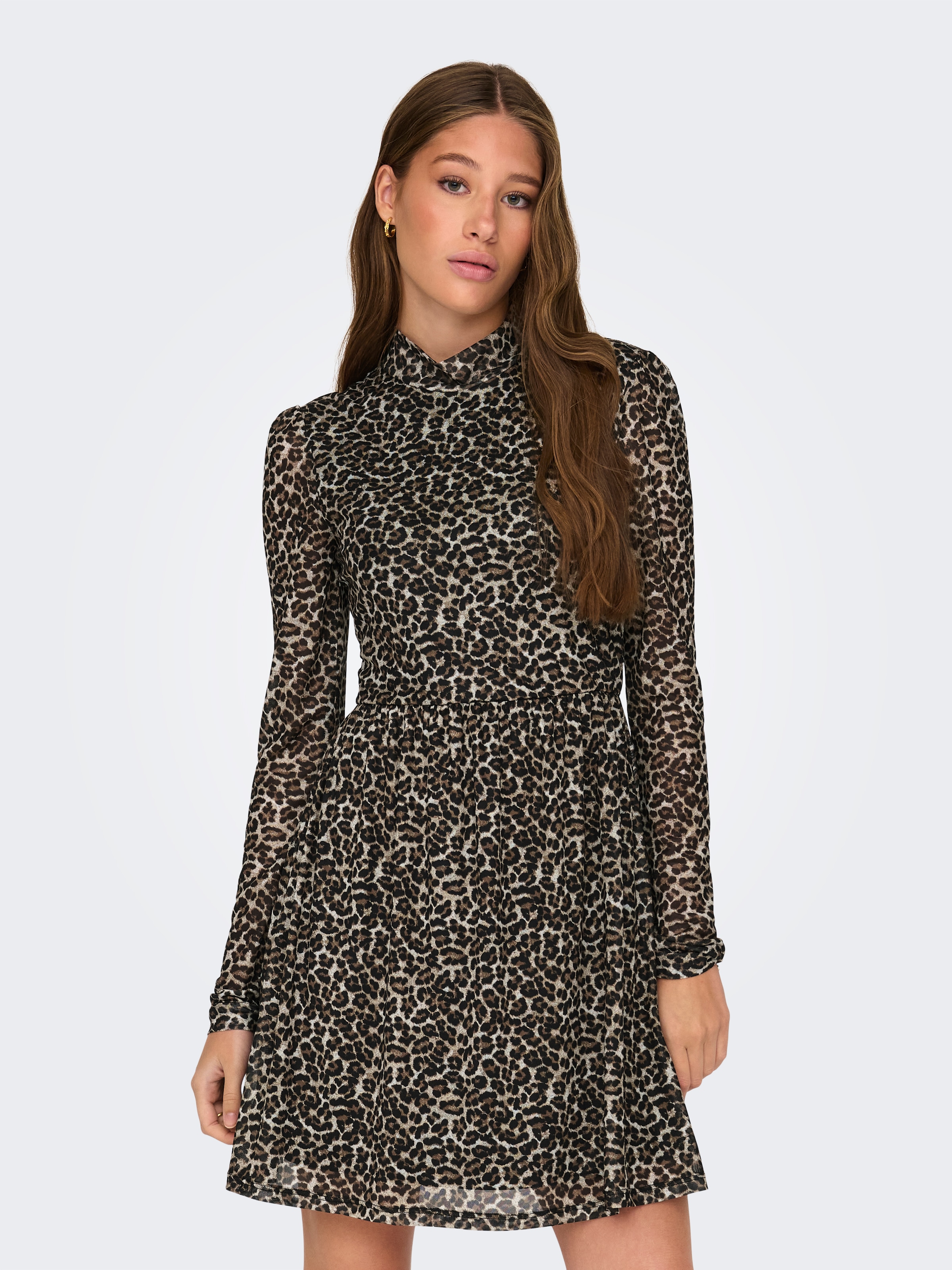 ONLY Minikleid »ONLERICA LIFE L/S HIGH NECK DRESS JRS«, Sommerkleid