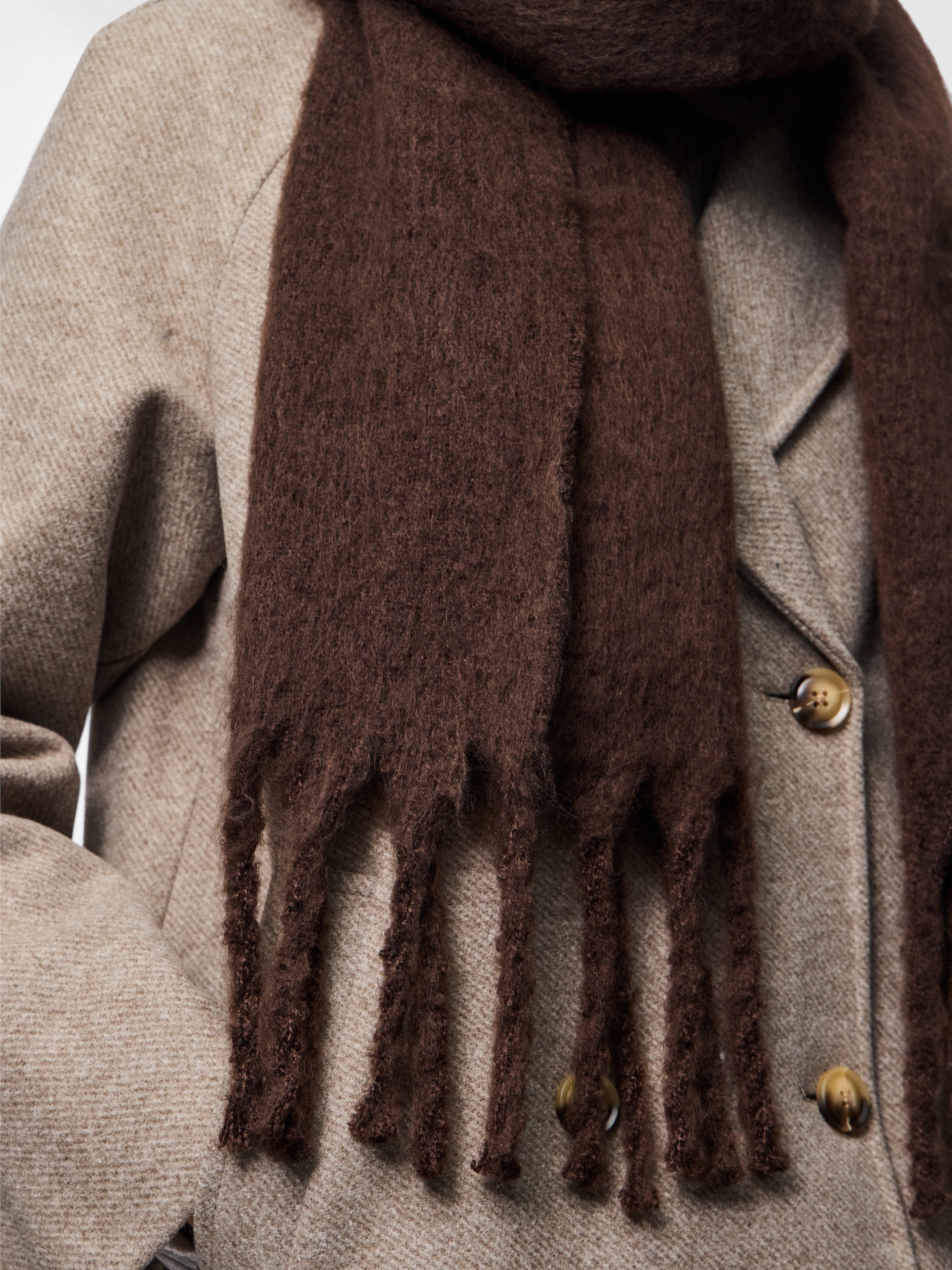 pieces Schal »PCNIKITA LONG SCARF NOOS BC« Kunstfaser