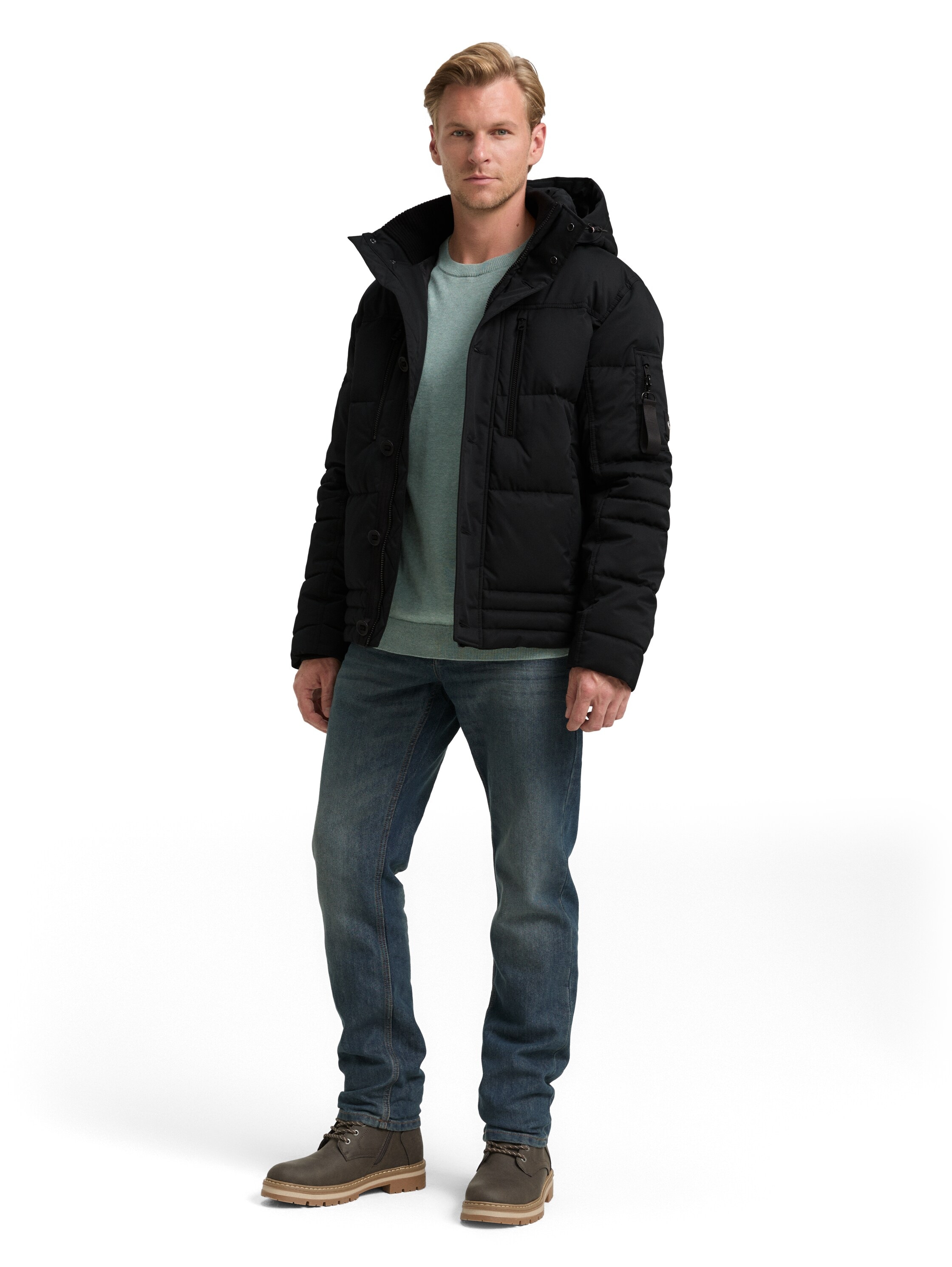 TOM TAILOR Steppjacke mit Kapuze mit Kapuze