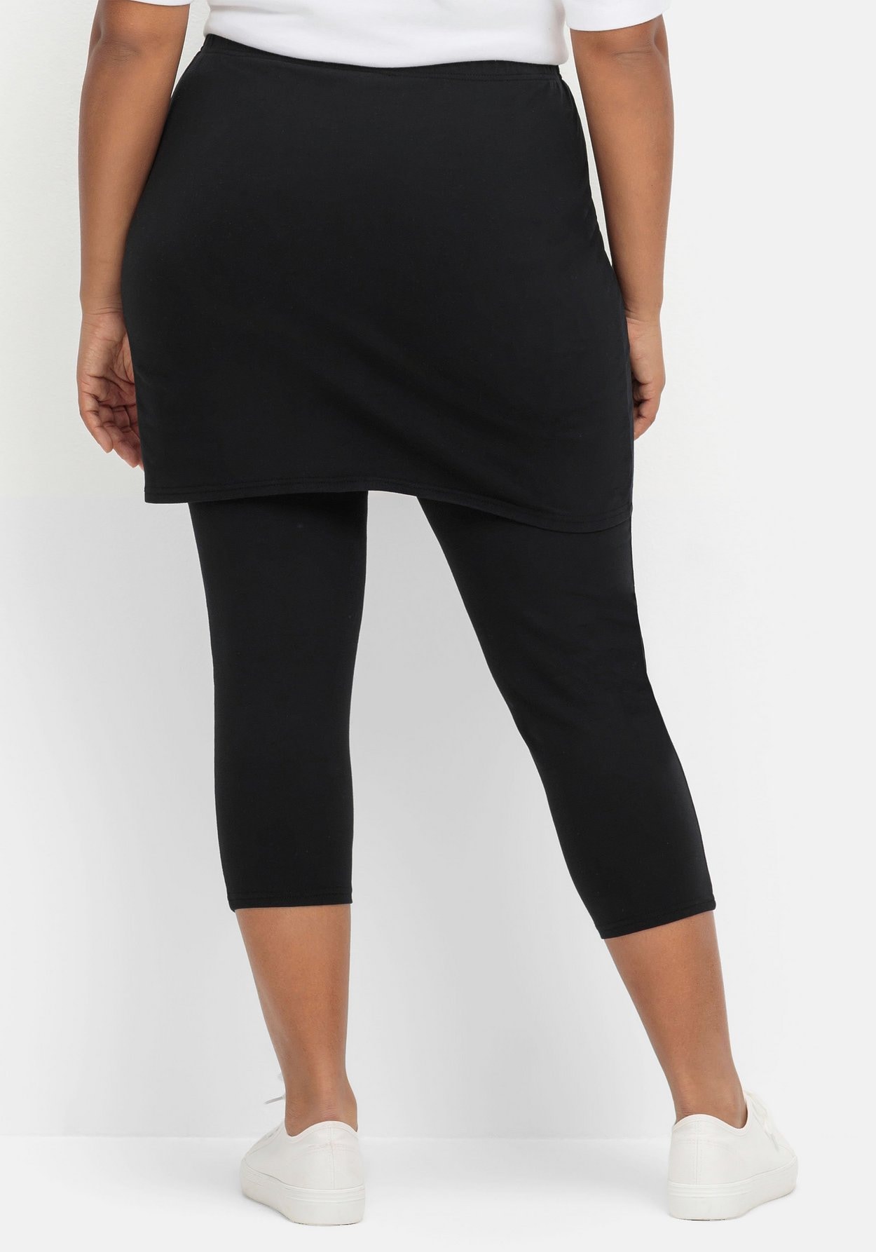 Sheego Leggings »Leggings mit angesetztem Minirock«