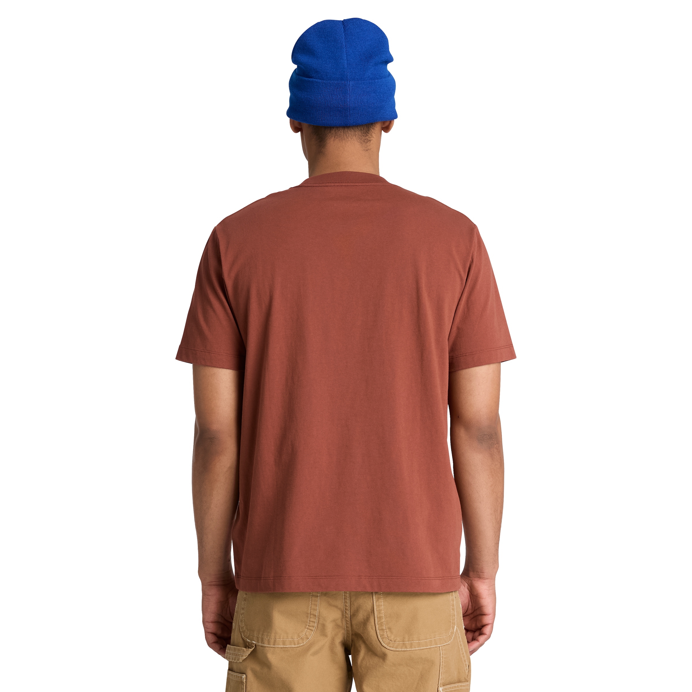 Timberland »ESTABLISHED 1973 - SS Embroidered Tee« Kurzarm, mit Rundhalsausschnitt, aus Baumwolle, normale Schnittform