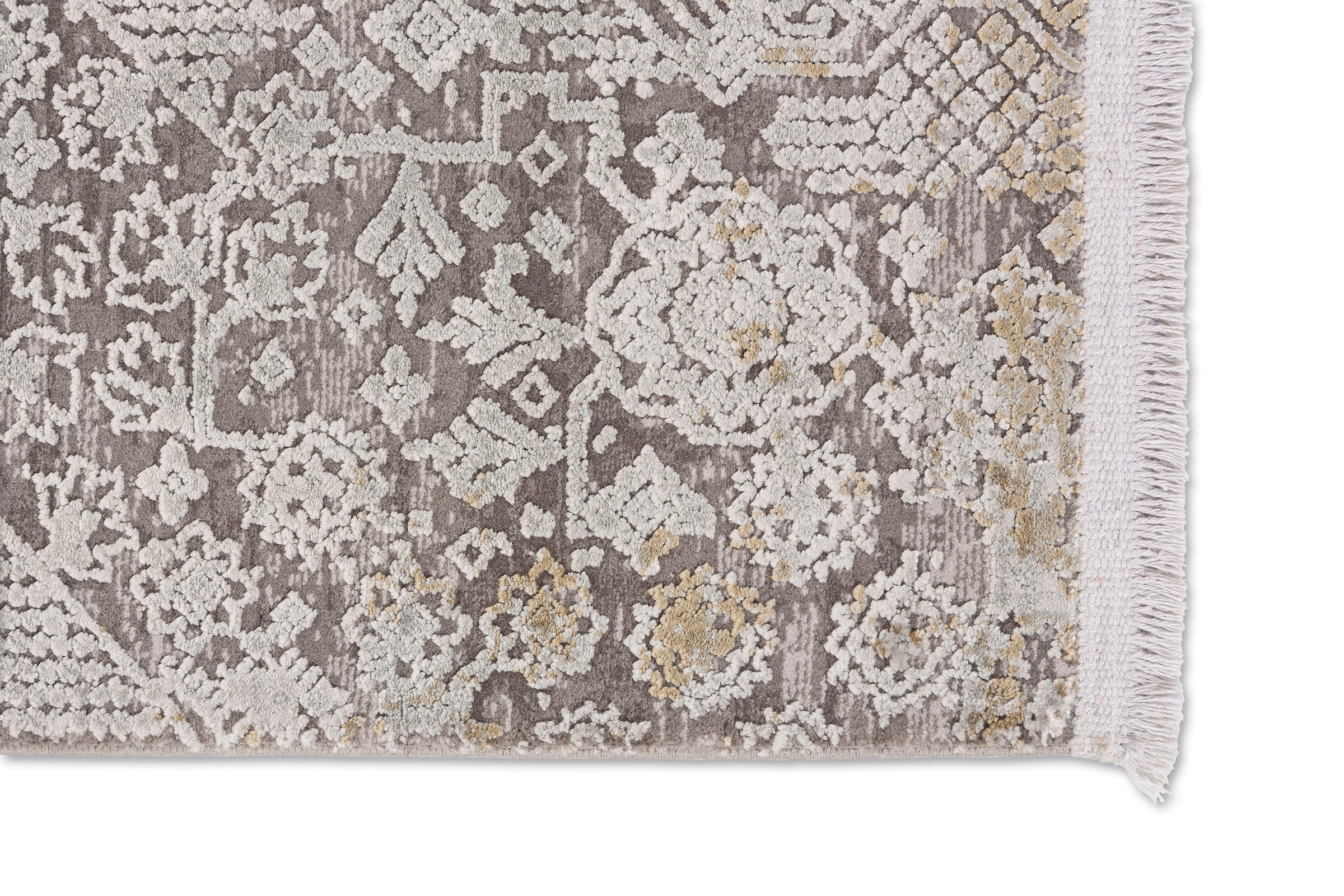 ASTRA Teppich »Gravina 231« rechteckig 8 mm Höhe seidiger Schimmer durch Viskose, Hoch Tief Struktur, Wohnzimmer