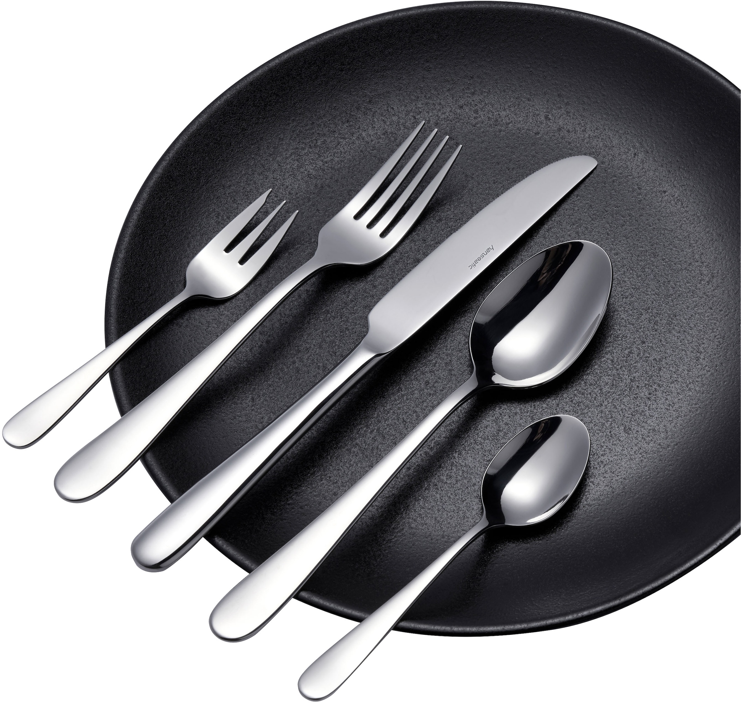 Hanseatic Besteck-Set »BASIC«, (Set, 60 tlg.), modischer Klassiker