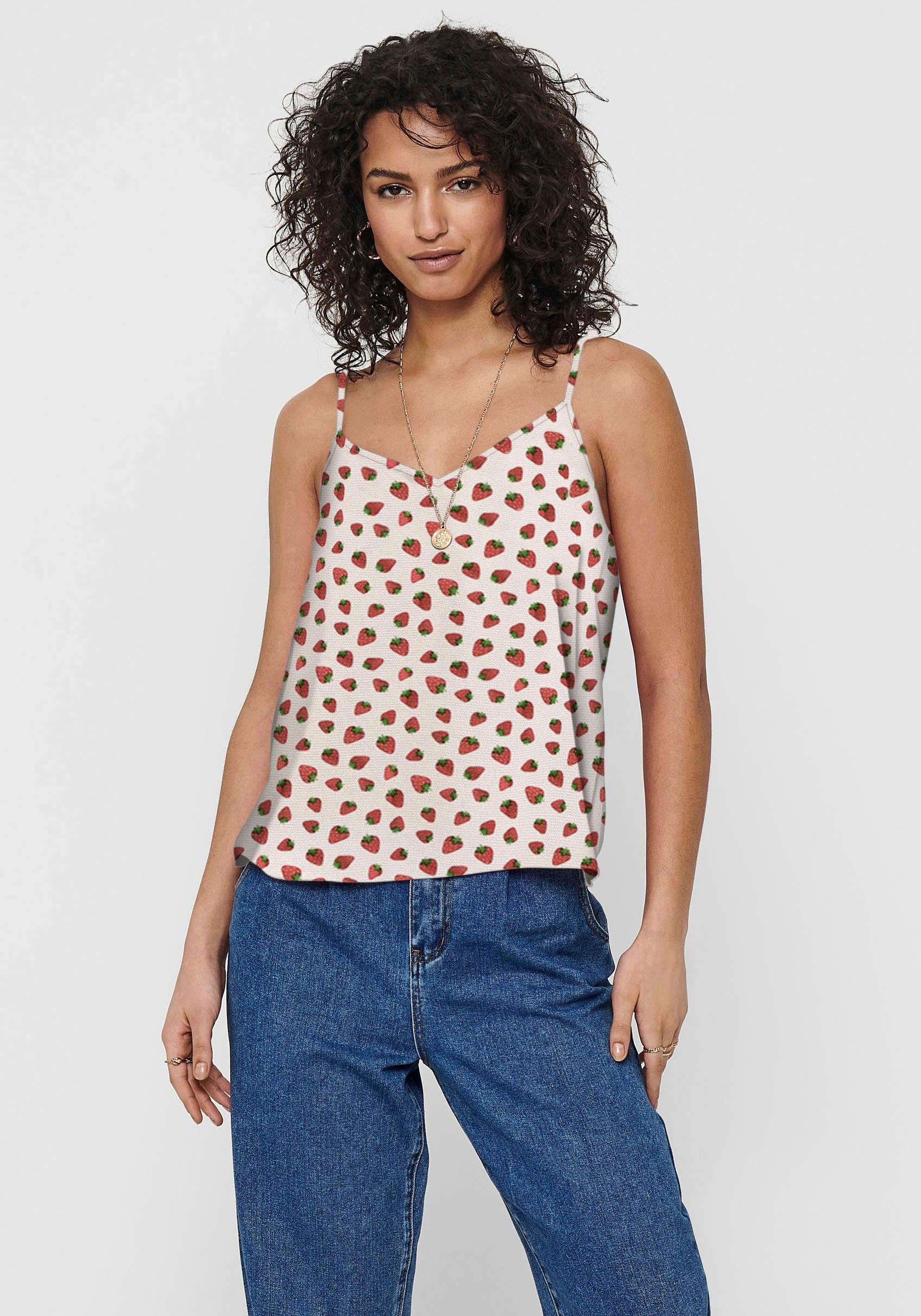Only Spaghettitop »ONLNOVA LIFE PARIS SINGLET«
