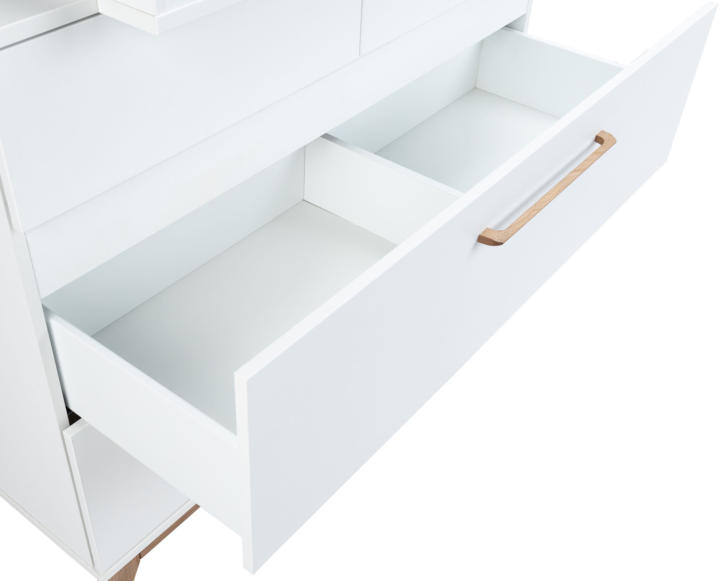 arthur berndt Babymöbel-Set »Babyzimmer Set »Lina« 2-teilig«, (Spar-Set, 2 tlg., Babymöbel-Set »Lina« bestehend aus Kinderbett und Wickelkommode)
