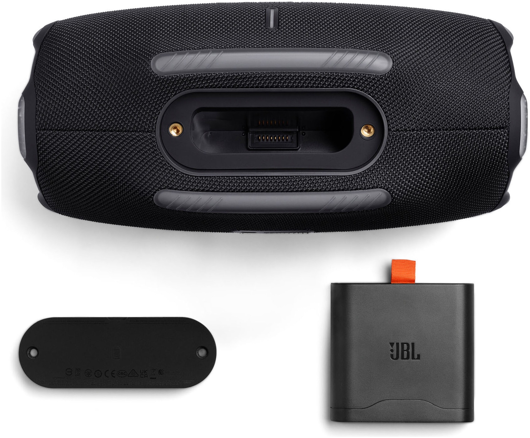 JBL Portable-Lautsprecher »Xtreme 4« Stereo (A2DP Bluetooth | AVRCP Bluetooth | Bluetooth App-Steuerung | Bass- und Lautstärkeregelung | EQ Modi | Kabellos | Powerbank 70 W)