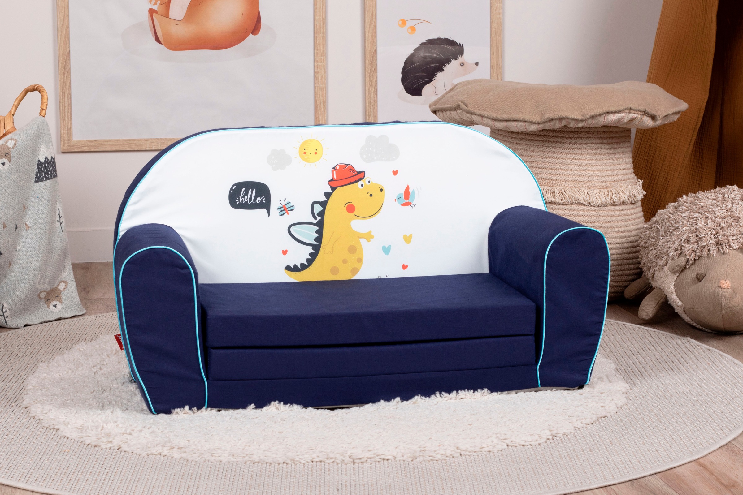 Knorrtoys® Sofa »Lovely dino« für Kinder; Made in Europe