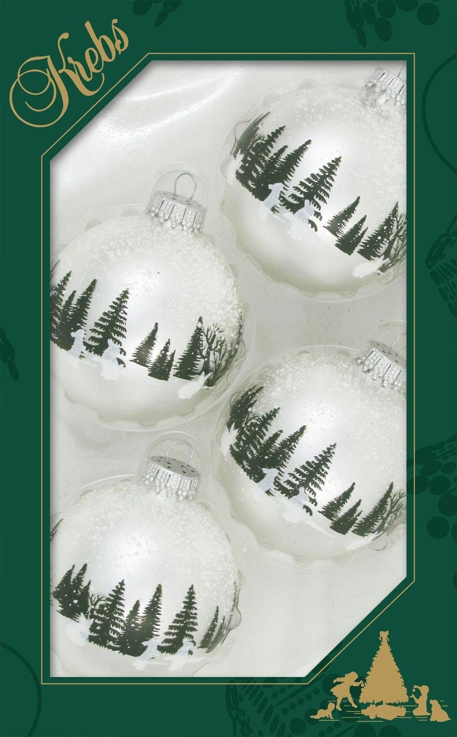 Krebs Glas Lauscha Weihnachtsbaumkugel Shop (Set, 4 OTTO »Kaninchen«, im Online St.) bestellen