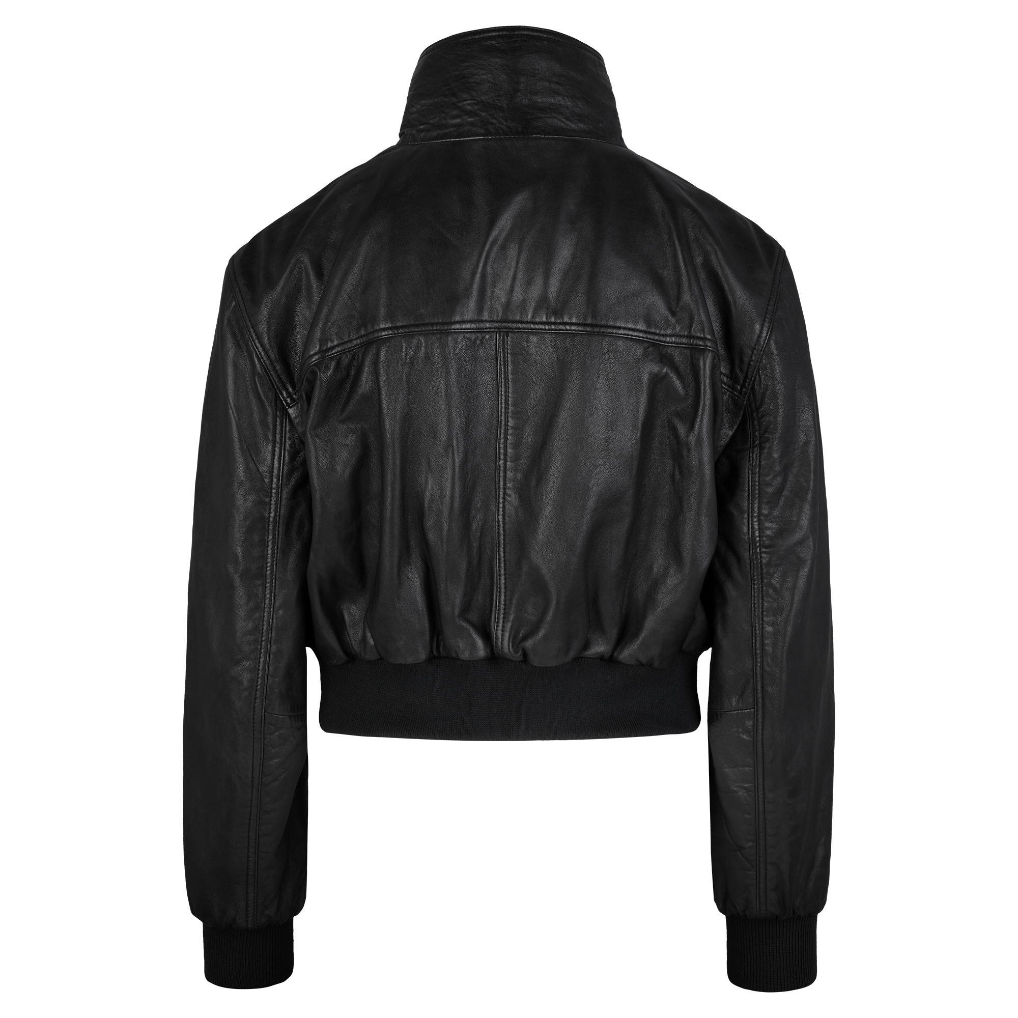 trueprodigy Lederjacke »Kiora Bomberjacke aus Leder mit Stehkragen« ohne Kapuze