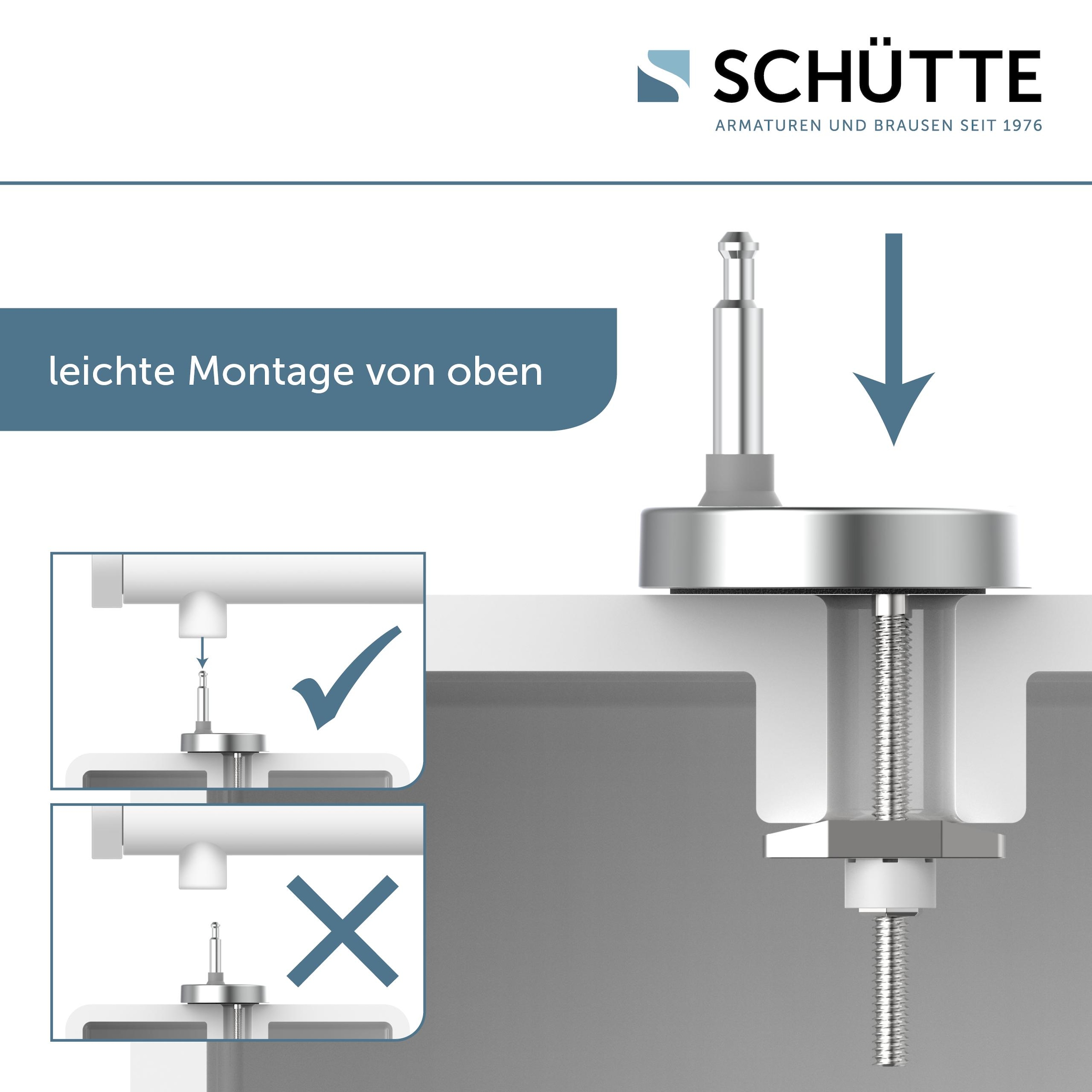 Schütte WC-Sitz mit Absenkautomatik und Schnellverschlusstechnik