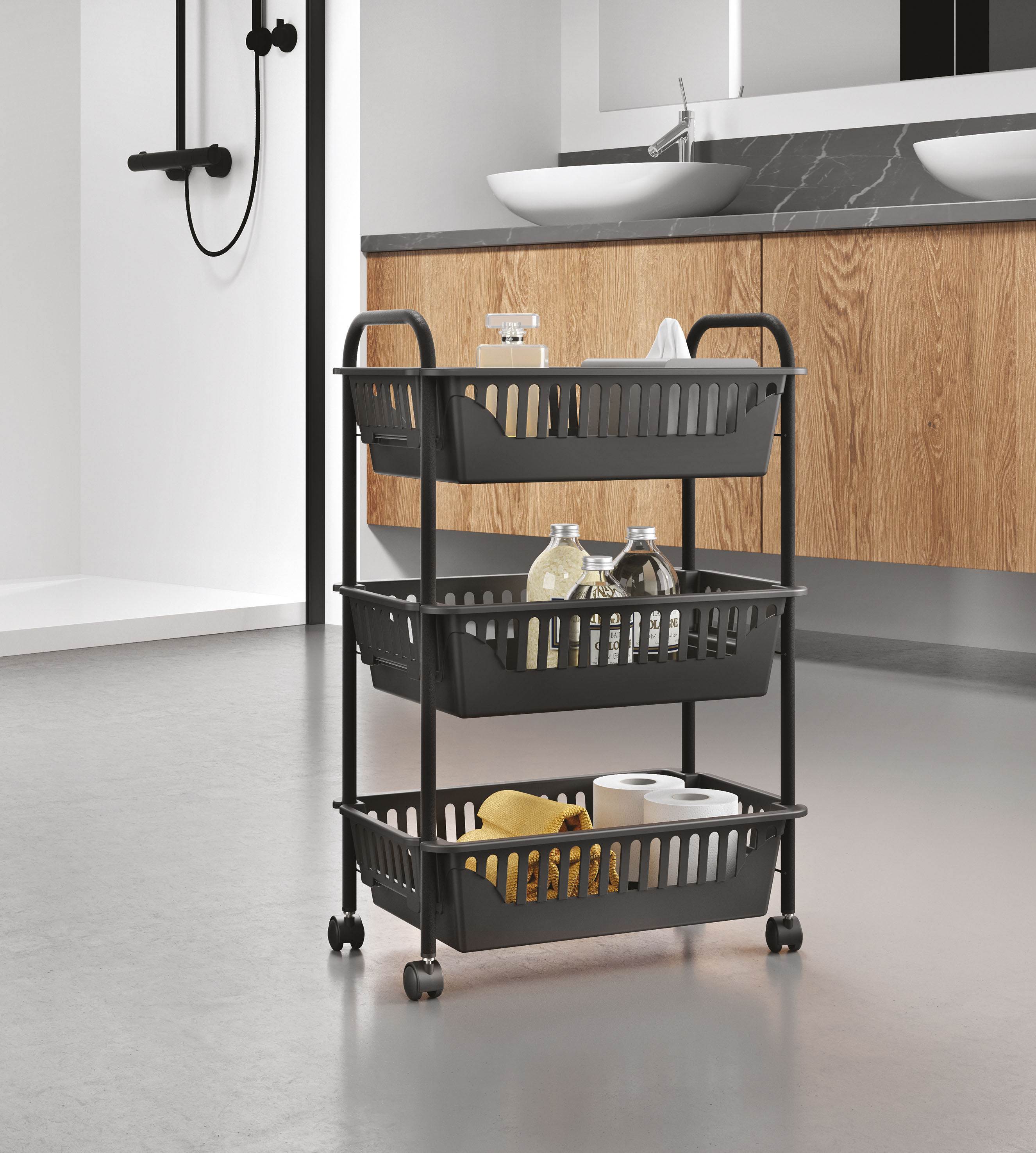 Metaltex Küchenwagen »Lava«, (1 St.), mit exclusiver TouchTherm® Beschichtung