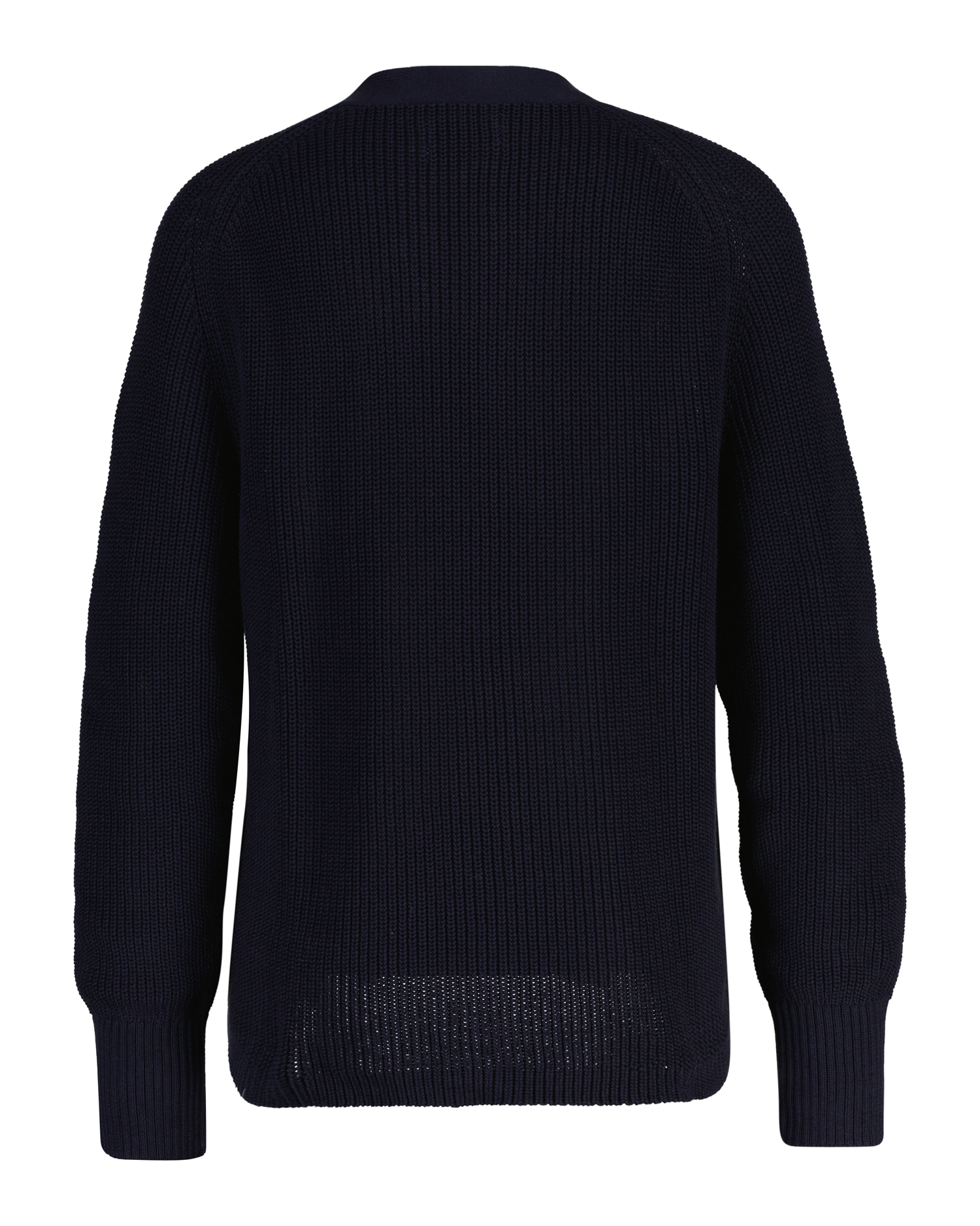 Gant Cardigan »RIBBED KNIT COTTON« Regular fit mit V-Ausschnitt