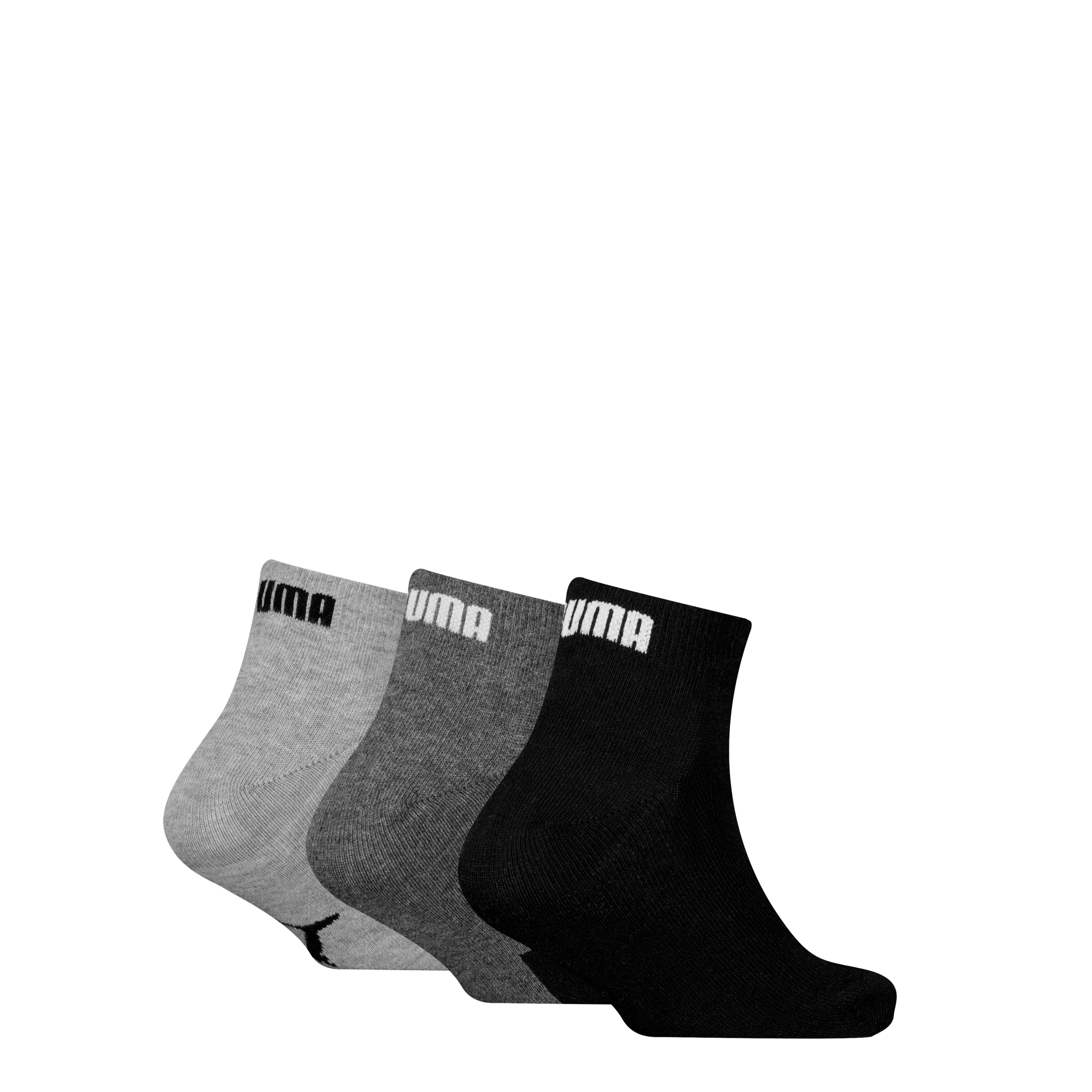 PUMA Kurzsocken »PUMA KIDS BWT QUARTER 3P«, (3er-Pack), mit verstärkter Zehenkonstruktion