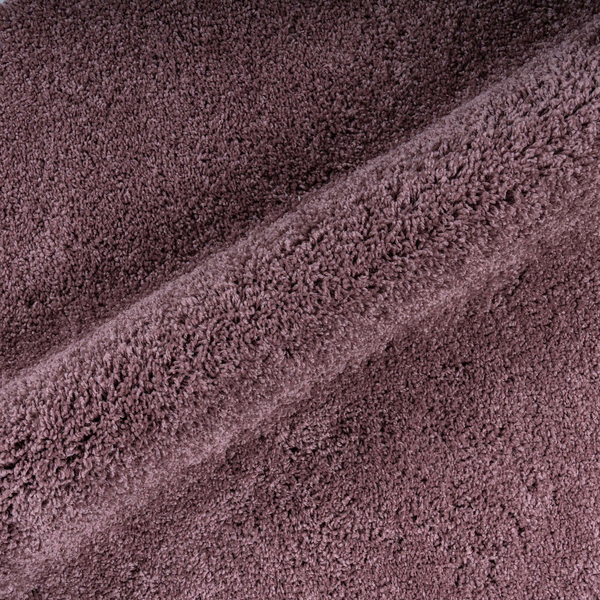 my home Teppich »Shaggy 30«, rund, 30 mm Höhe, Teppich in Uni-Farben, besonders weich und kuschelig