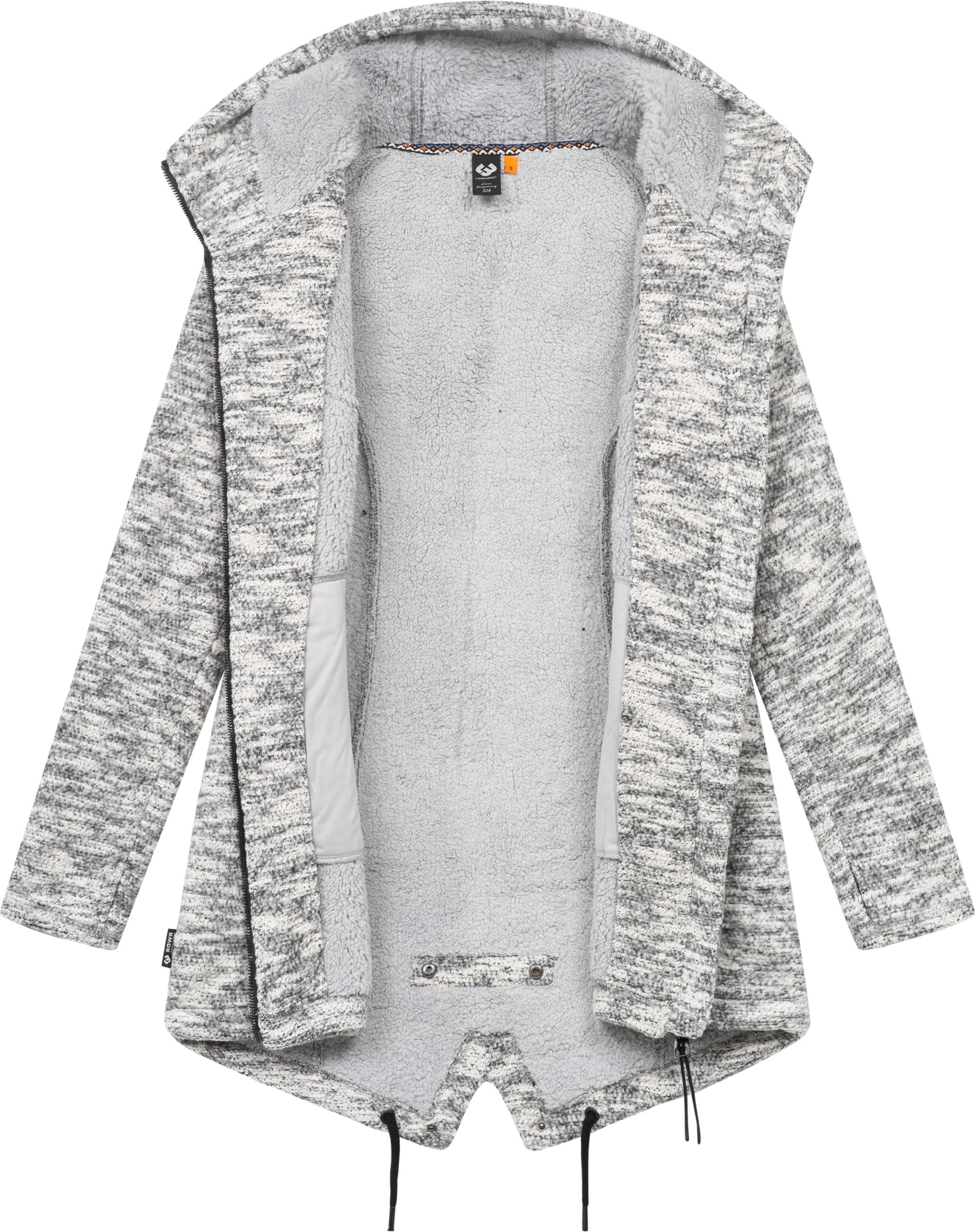Ragwear Kapuzensweatjacke »Kapuzenstrickjacke Wingi Melange«
