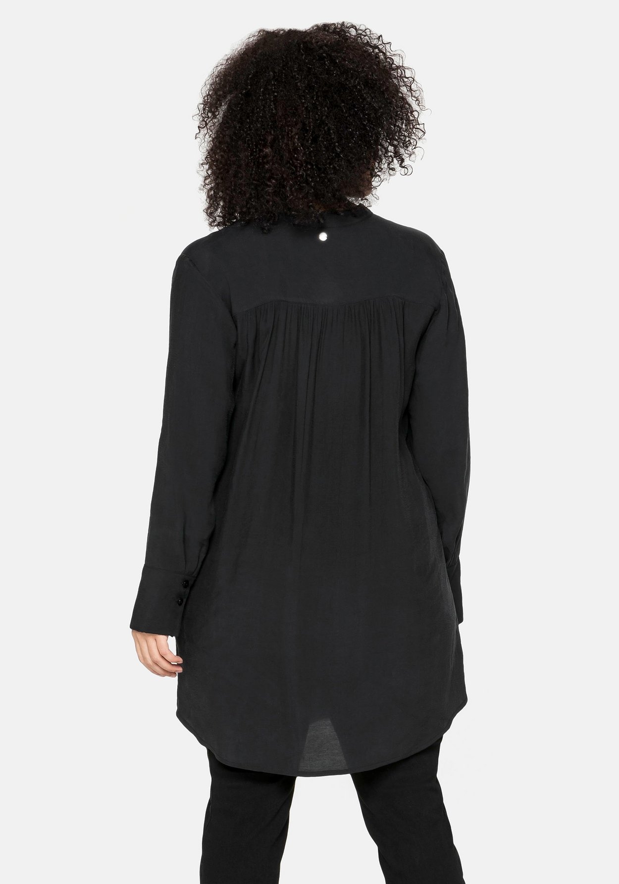 Sheego Longbluse »Longbluse mit Raffung am Rückenteil«