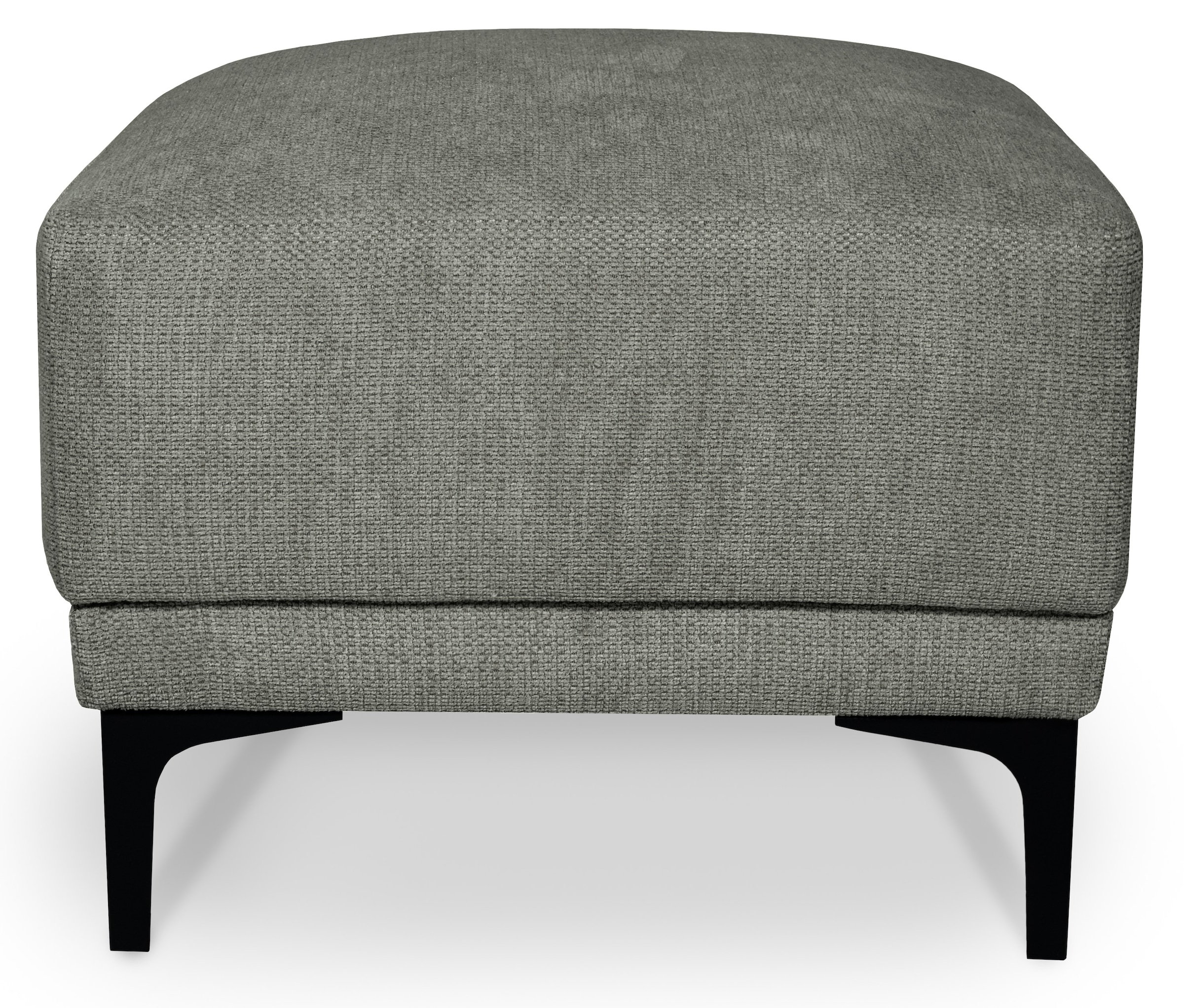 Places of Style Polsterhocker »Xander«, Breite 58 cm, Soft-Touch Chenille, schwarze Metallfüße