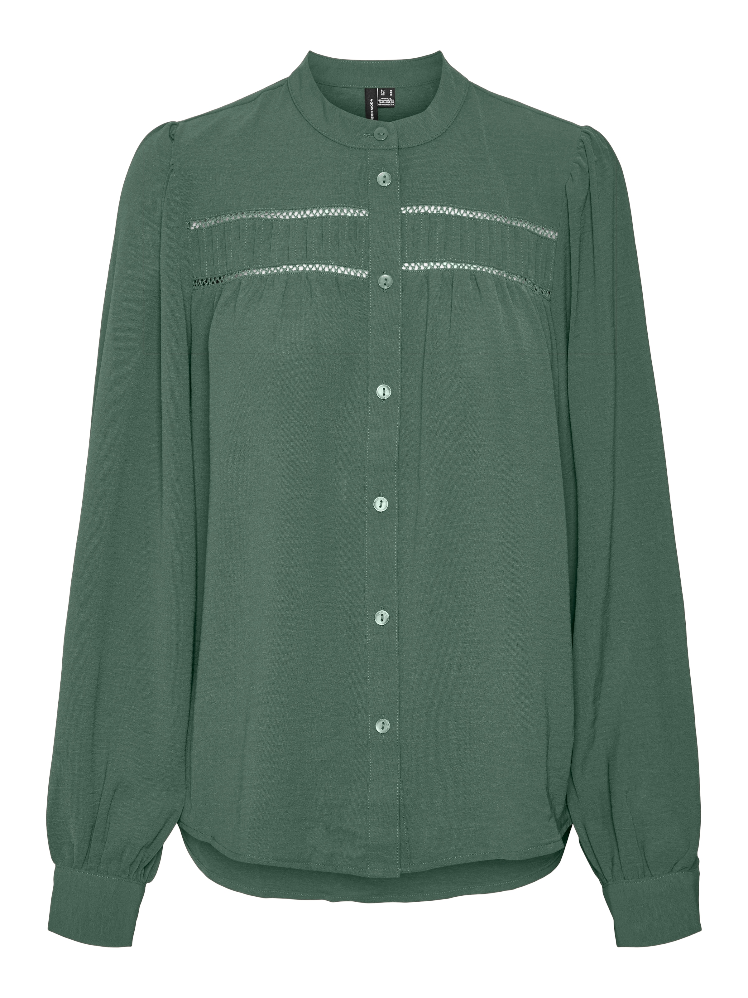 Vero Moda Langarmbluse »VMEMMA LS LACE SHIRT WVN GA NOOS«