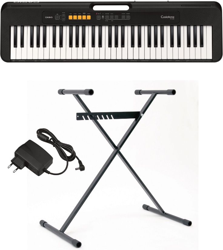 Home-Keyboard »CT-S100AD«, (Set, 3 St.), inkl. Netzadapter und Stativ