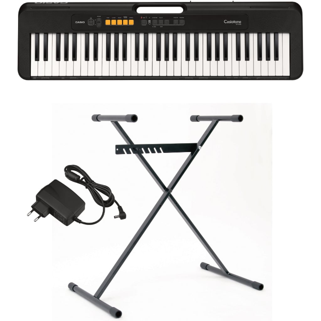 CASIO Home-Keyboard »CT-S100AD«, (Set, 3 St.)