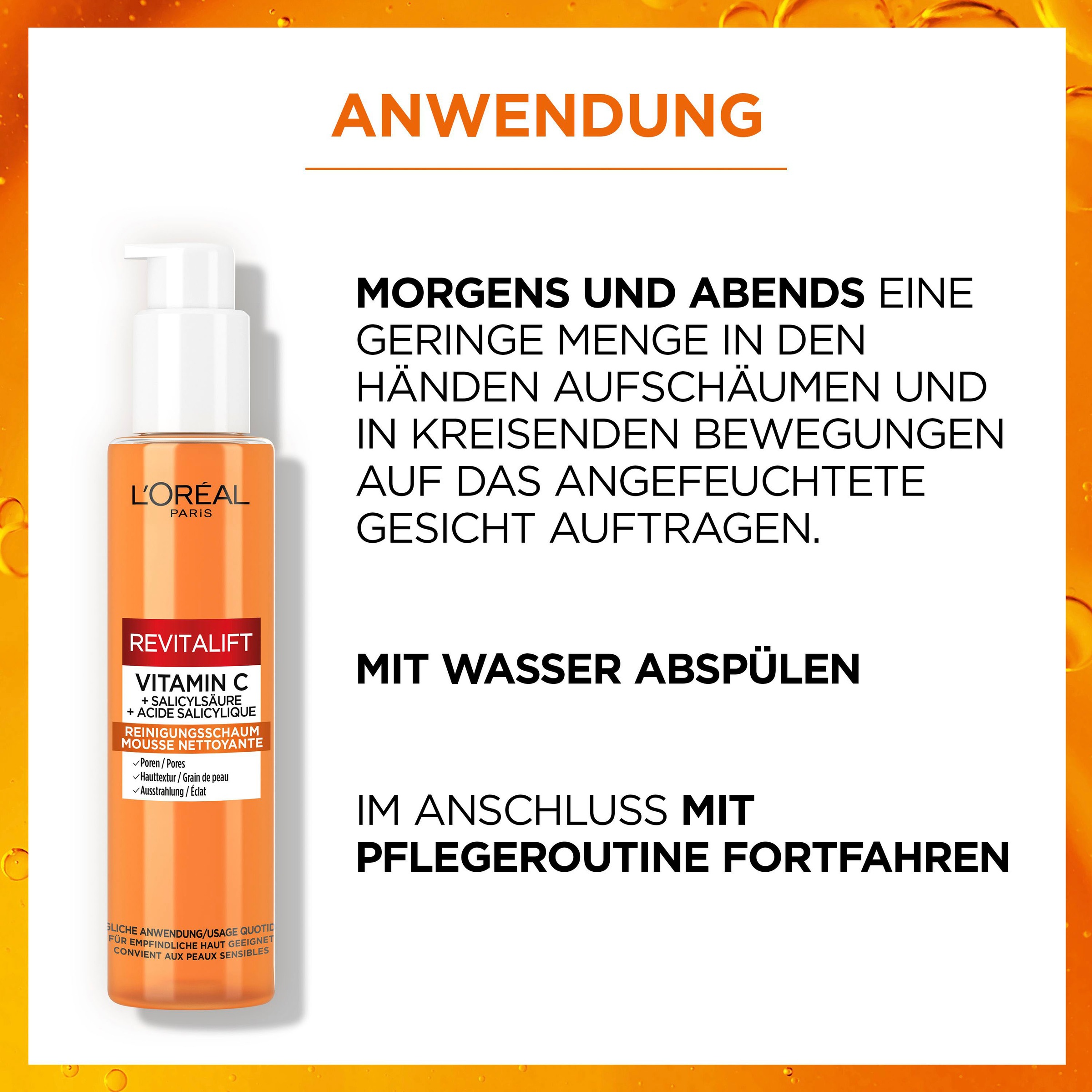 L'ORÉAL PARIS Gesichts-Reinigungsschaum »Revitalift Clinical«, mit hoher Wirkungskraft