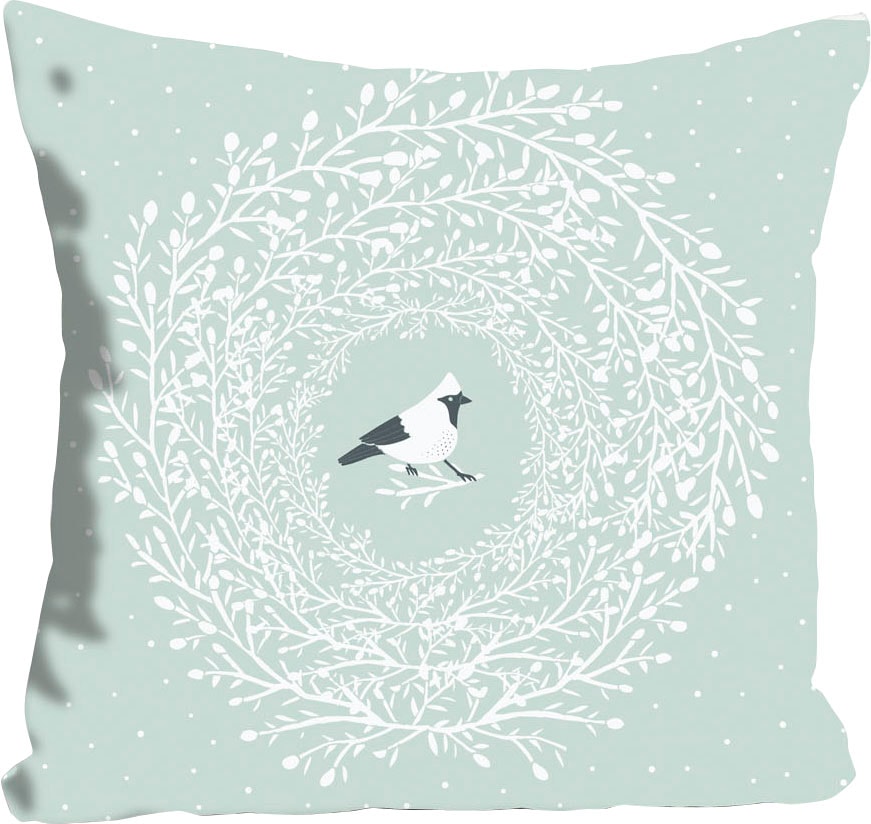 queence Dekokissen »Julius« mit einem Vogel